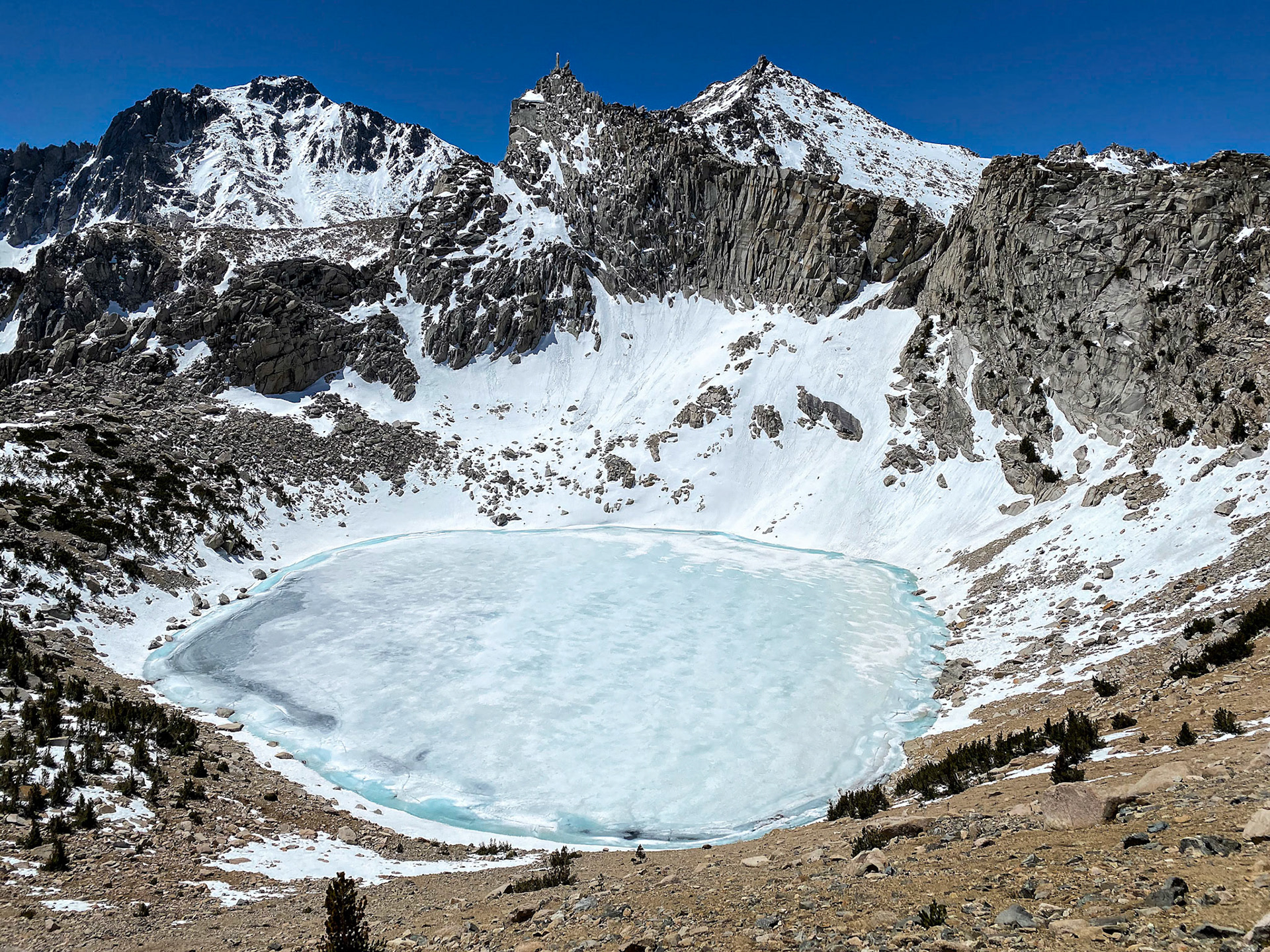 PCT: Big Pothole Lake, Independence, CA
