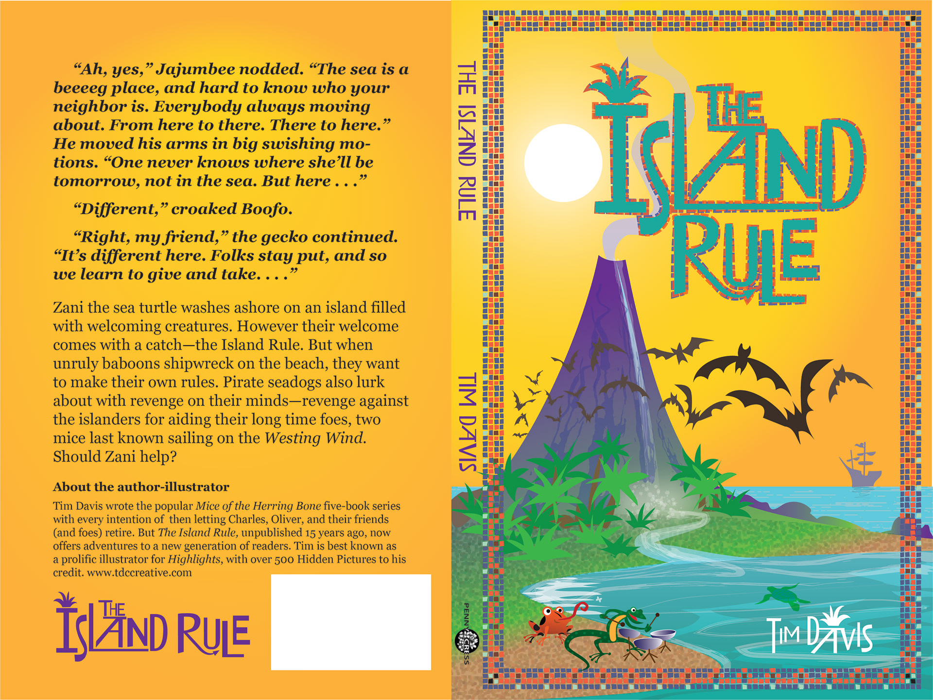 Tim's latest book, "The Island Rule", was released in 2019