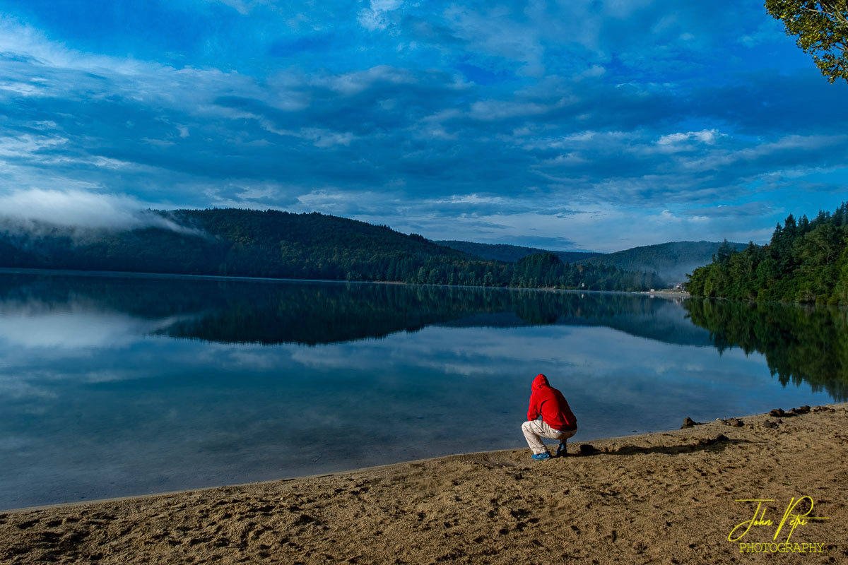 Lac d'Issarlès, Ardèche, France