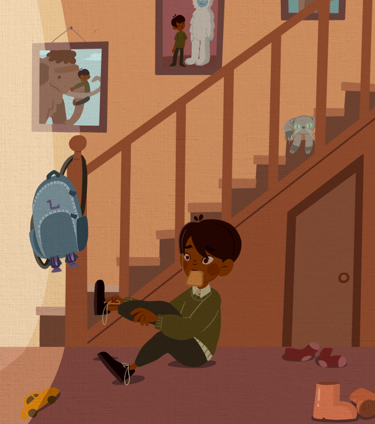 Inside illustration for my children's book 'That's Not True'