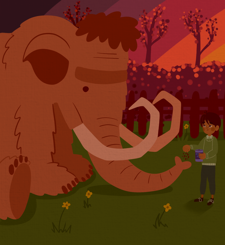 Inside illustration for my children's book 'That's Not True'