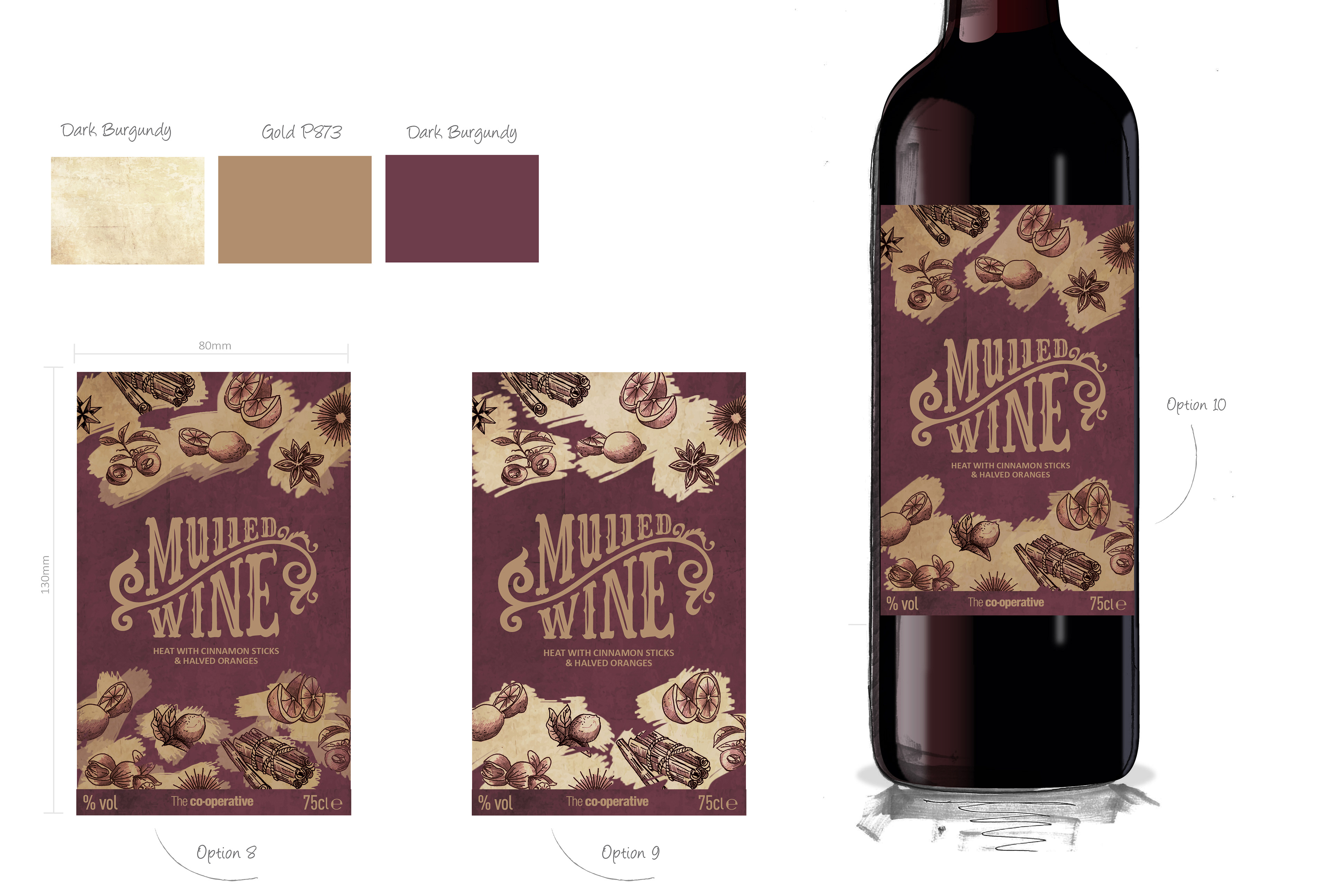 Angela Ellis Coop Mulled Wine Packaging Concepts