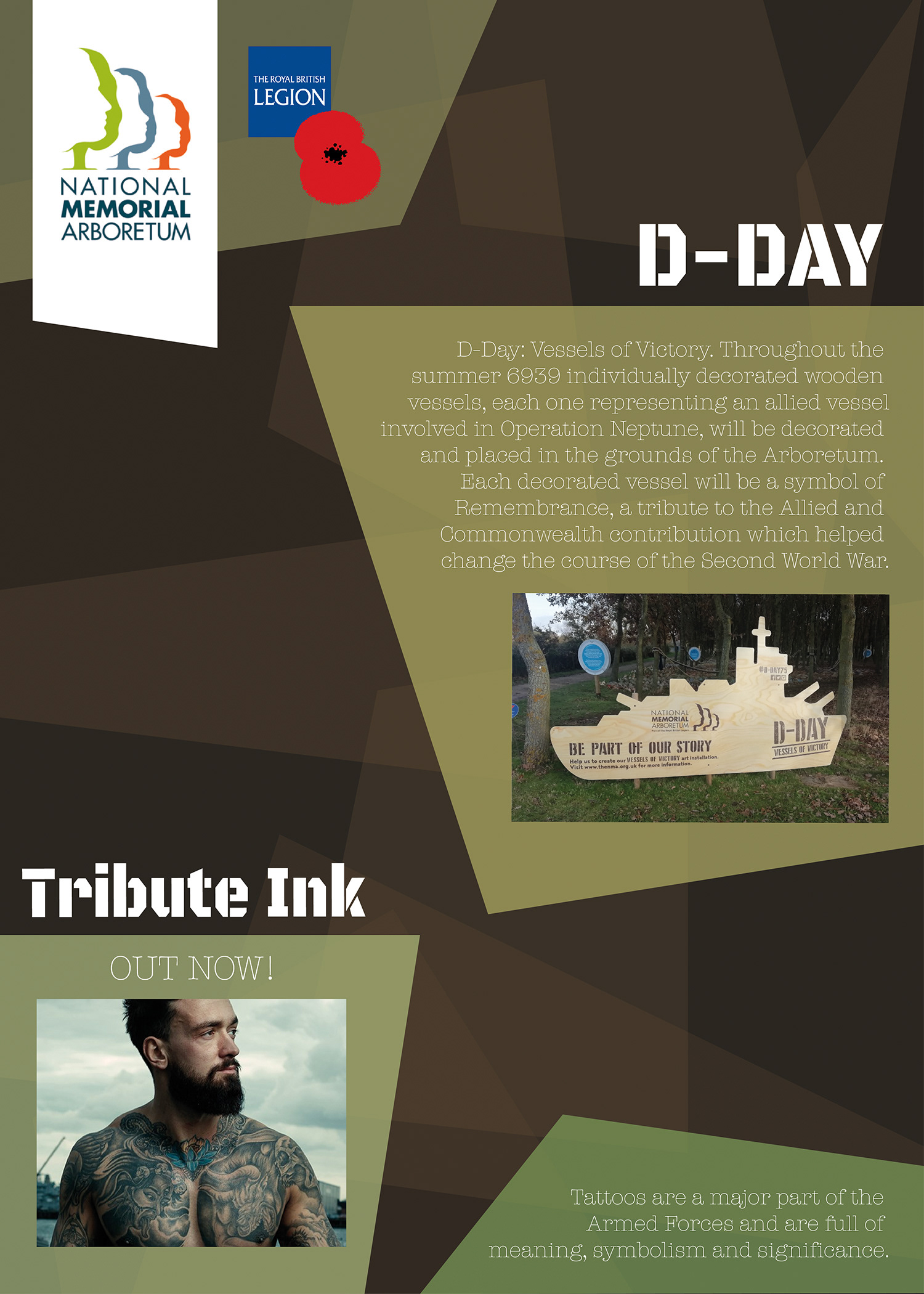 Casey Atkins - National Memorial Arboretum - Poster