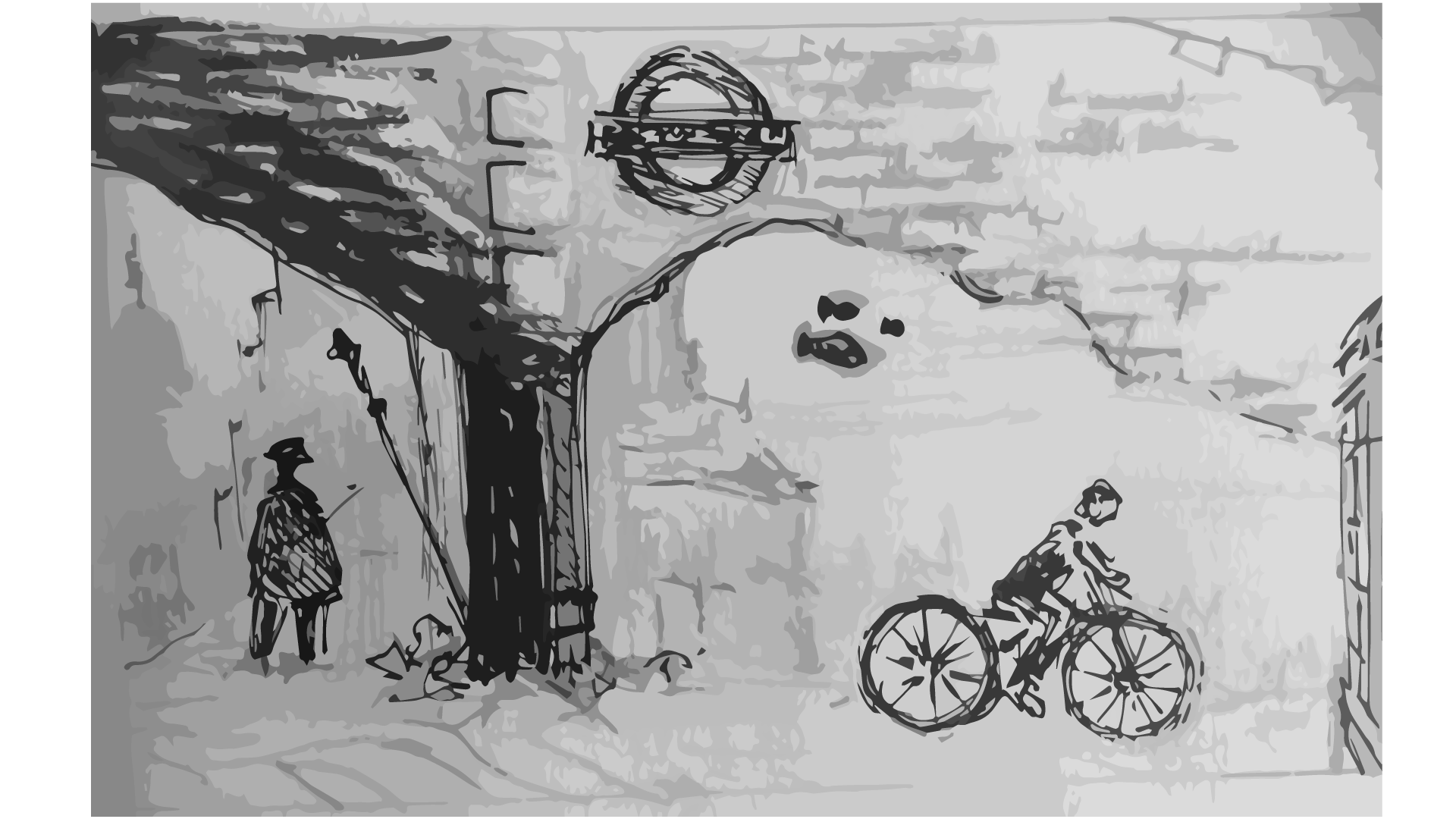 ARP and railway arches storyboard sketch