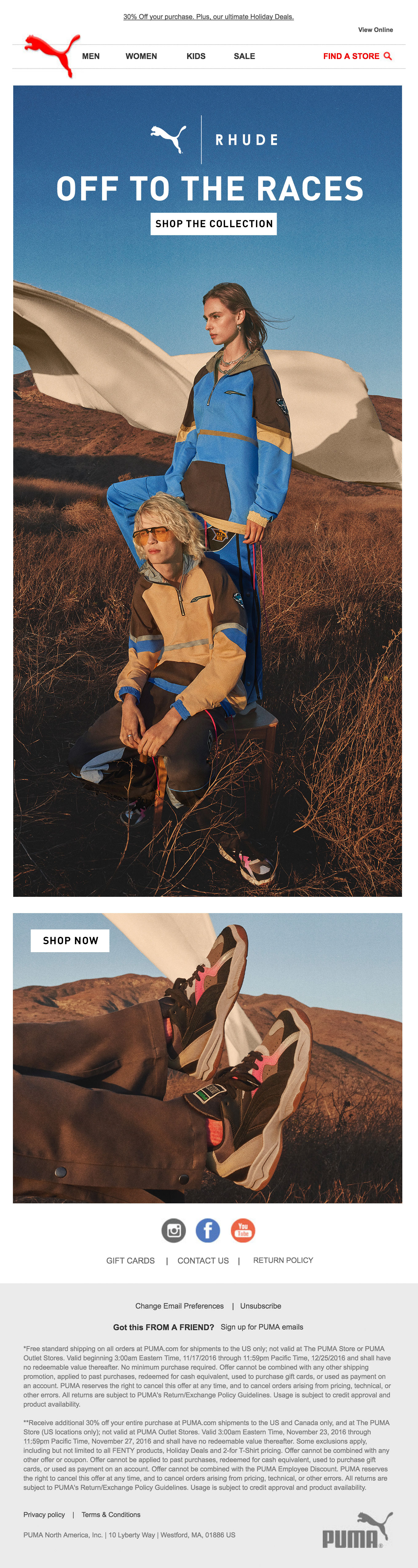 Various PUMA emails (3/6).