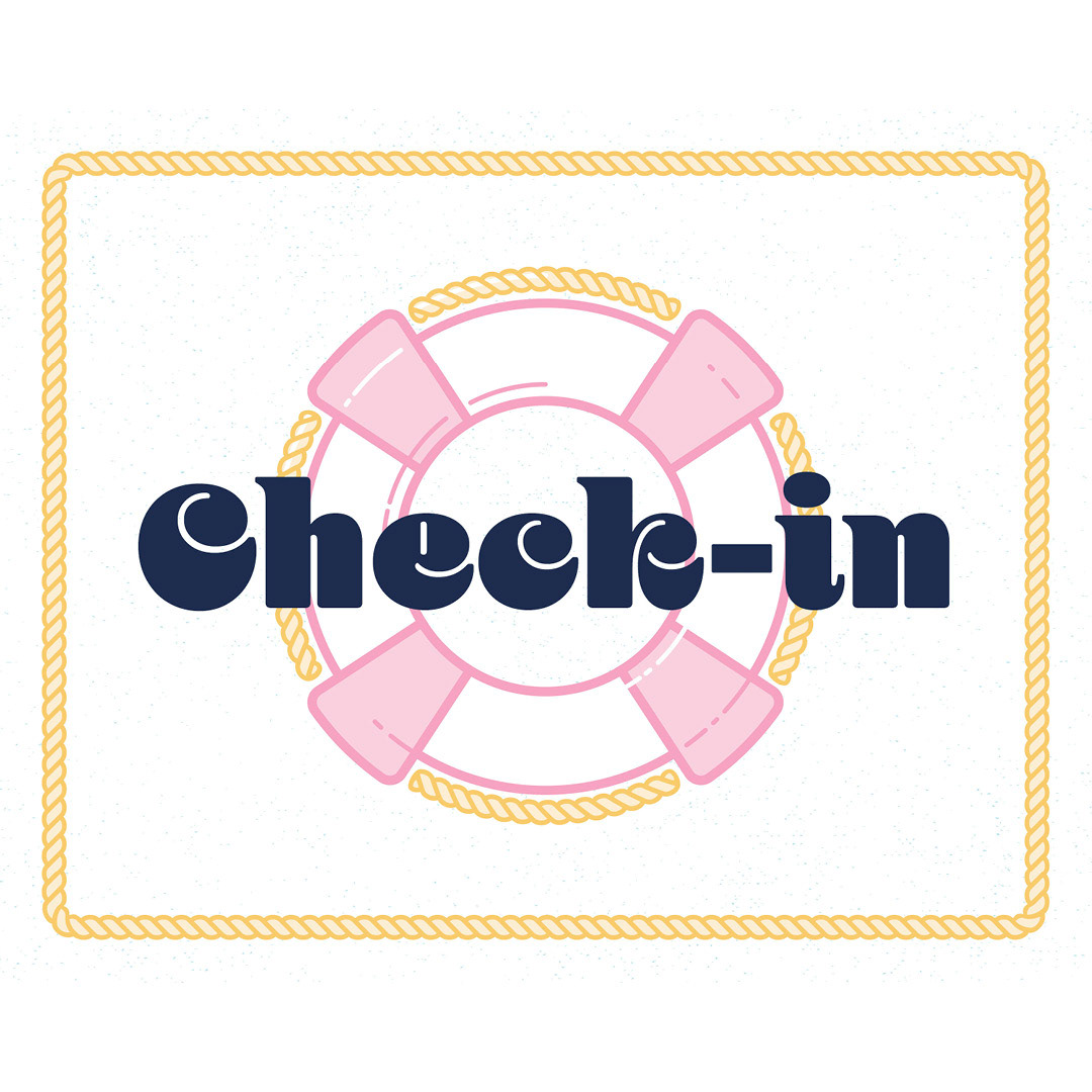 The Center Stage Gala's check-in sign.