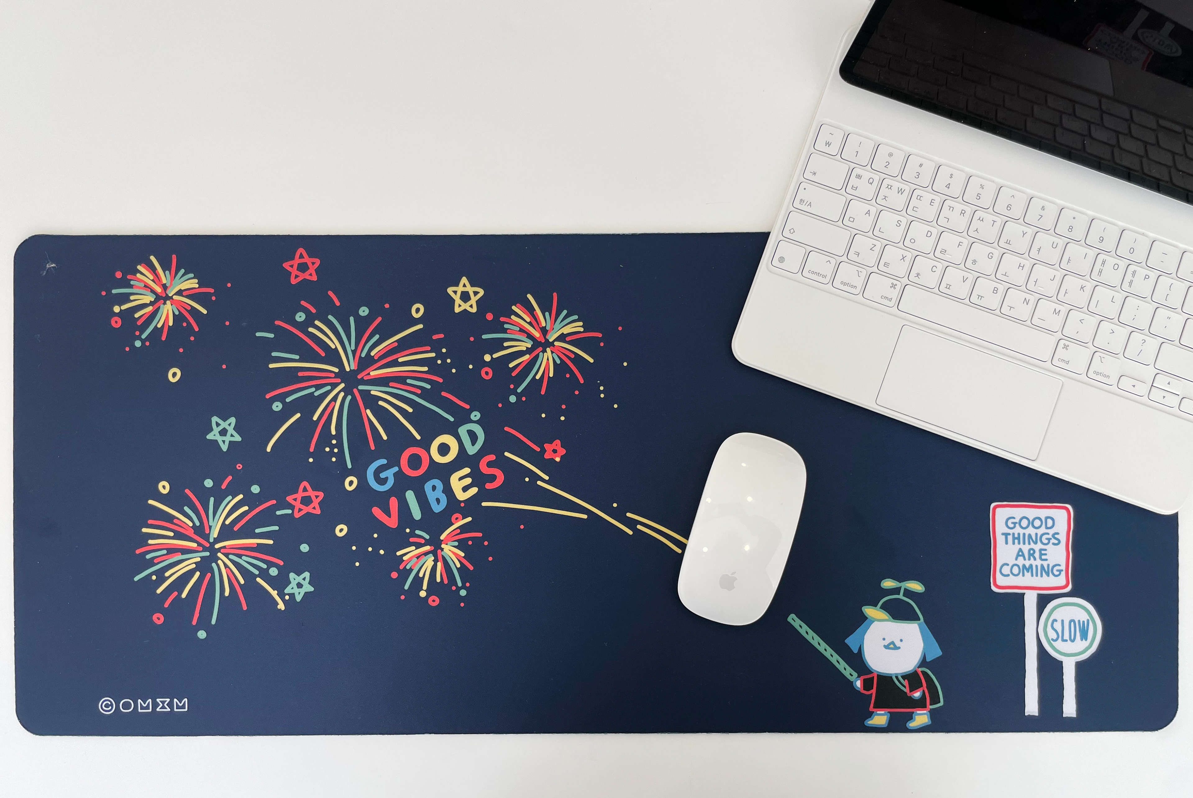 good - large mouse pad