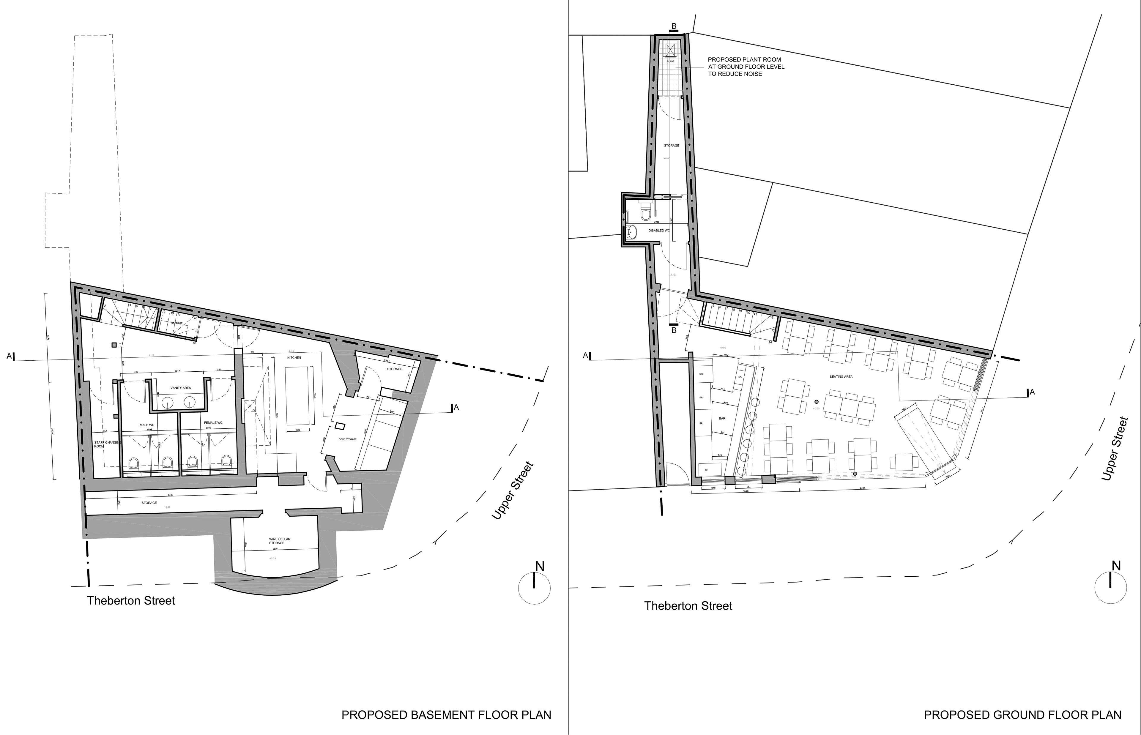 Ground & Basement Floor Plans