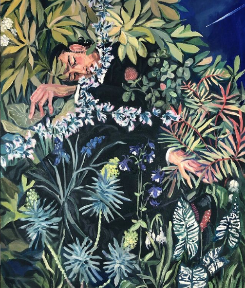 The hiding place, 2021, 110x90cm, oil on canvas