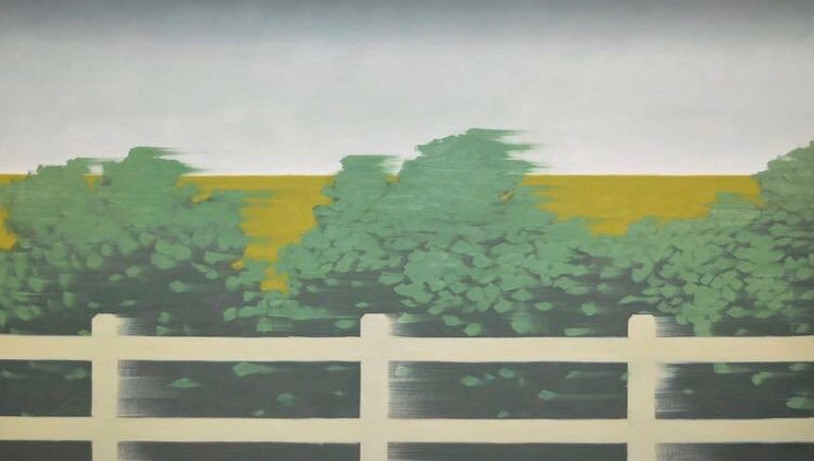 Fast Landscape, 2017, 114x195 cm