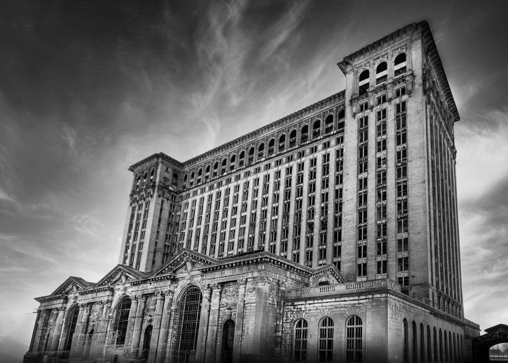 Michigan Central Station before renovation - DET1789