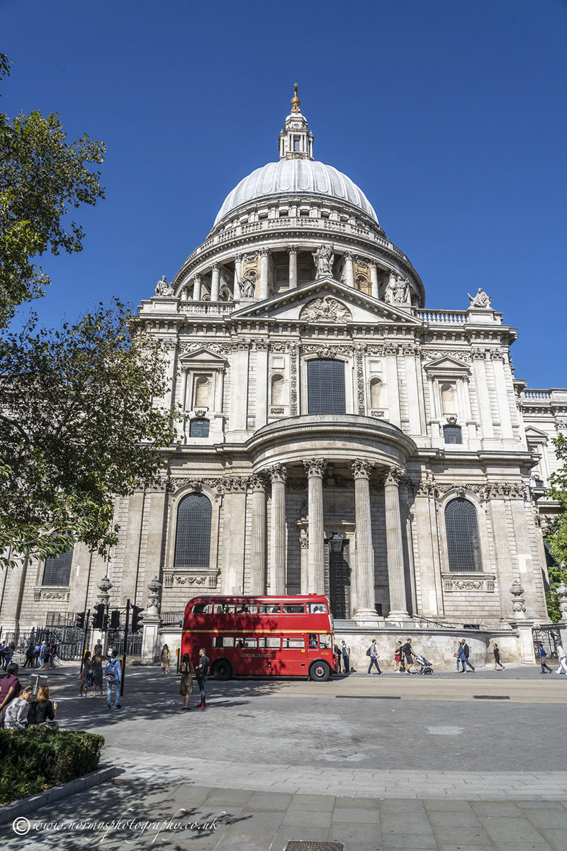 St Pauls & a London bus