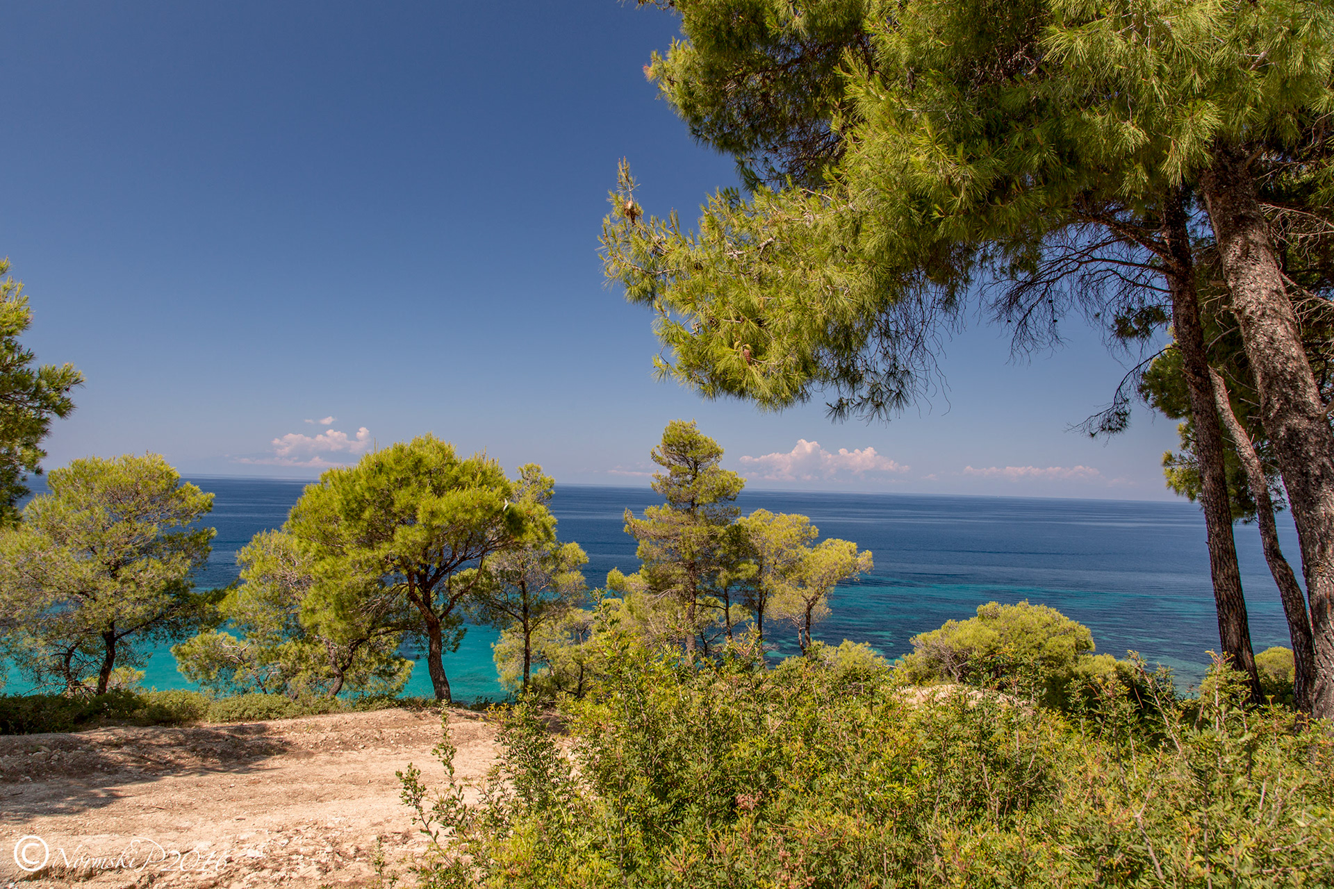Along the Aegean coast