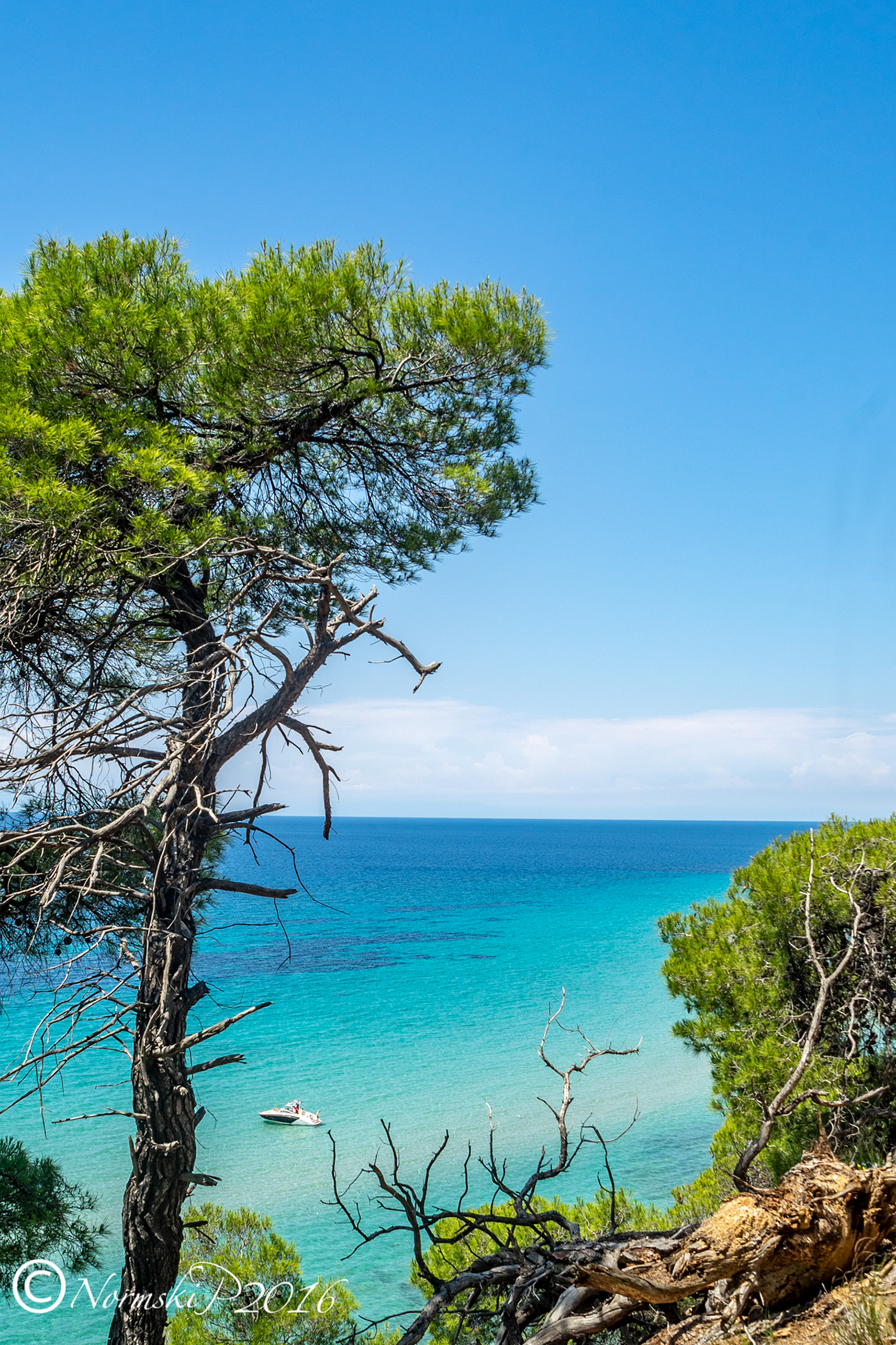 Along the Aegean coast