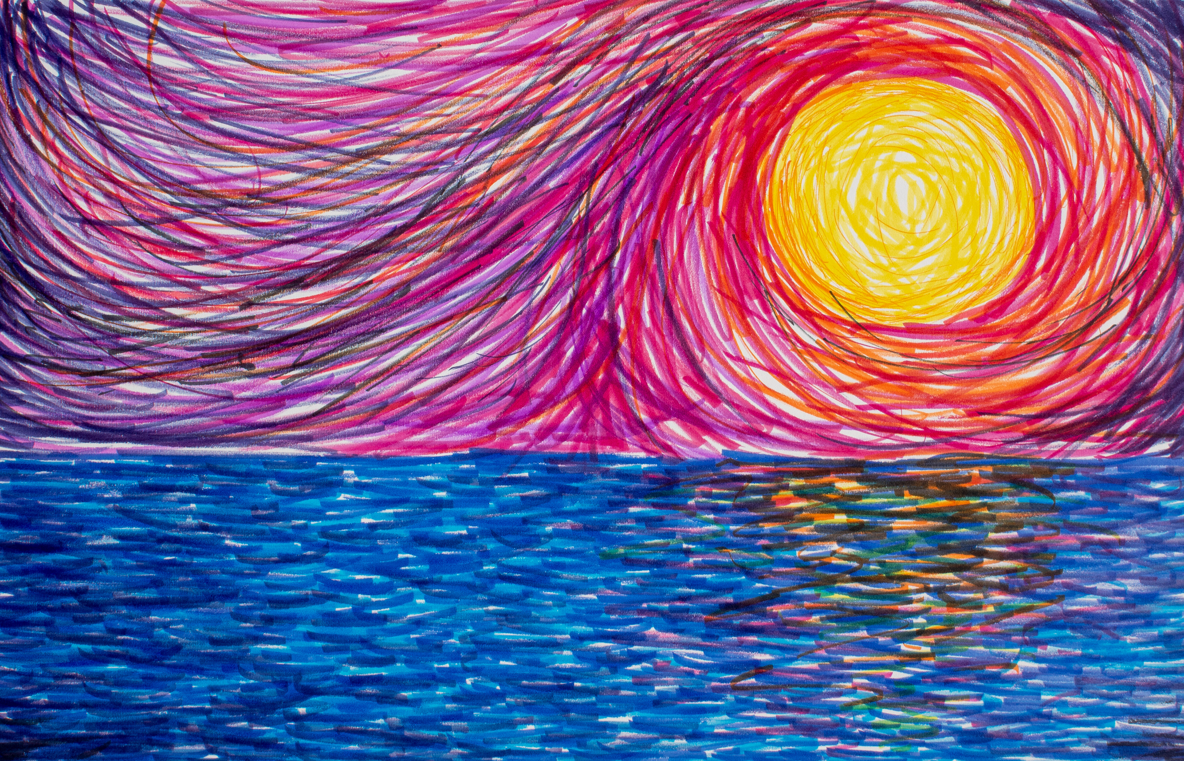 Spiral Sunset, Markers