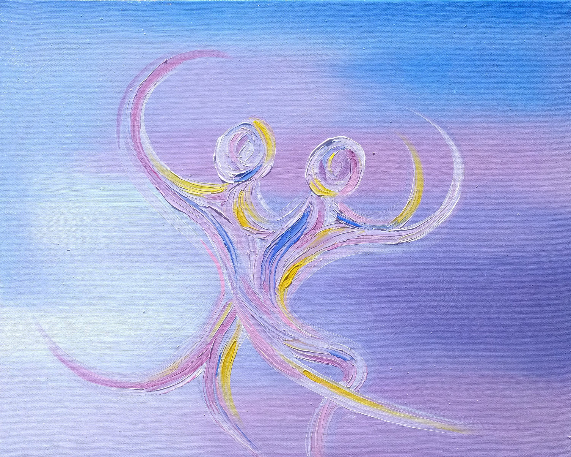 DANCE (16 x 20") oil on canvas, New Mexico 2018