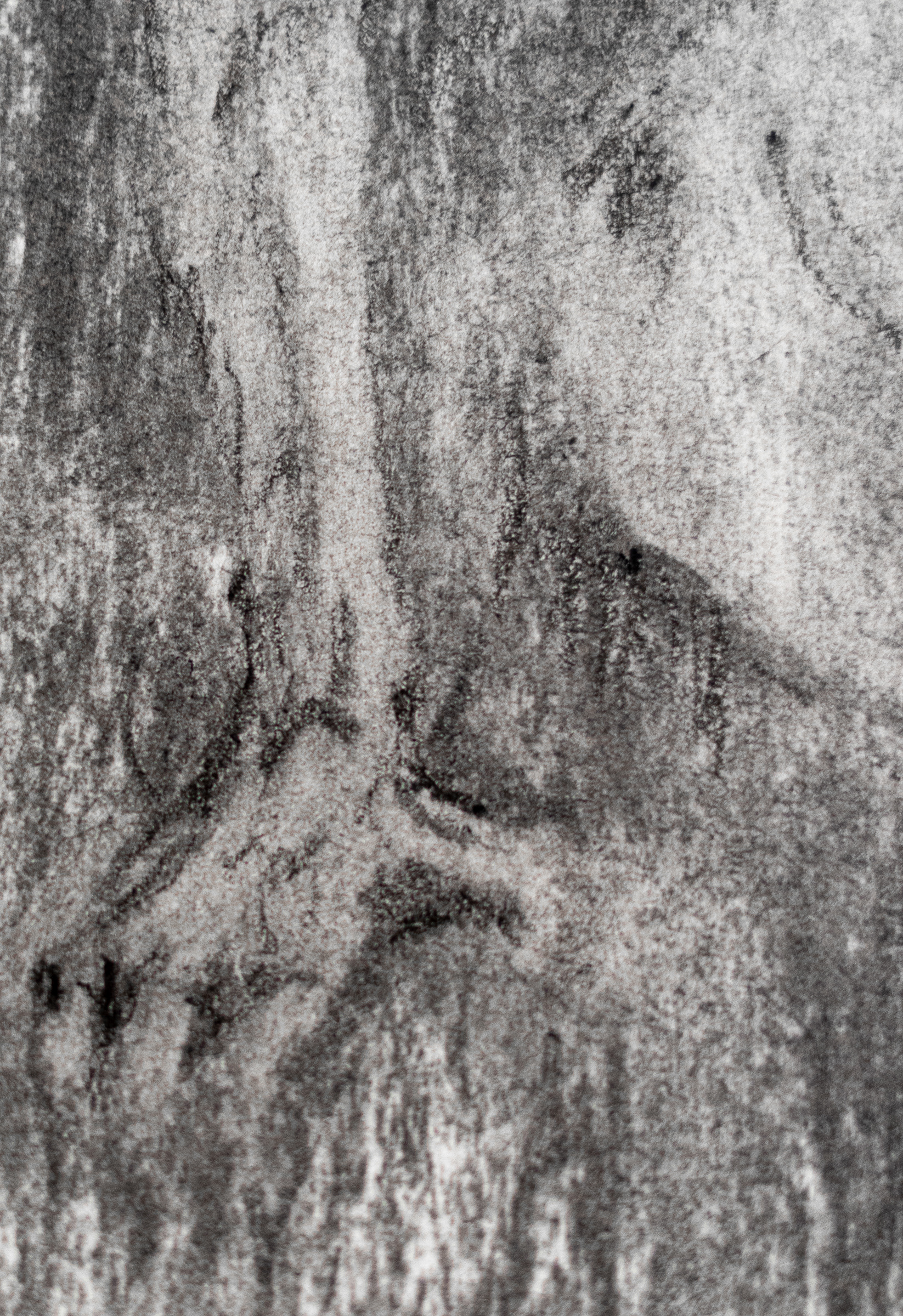 Charcoaled Man. Detail 2.