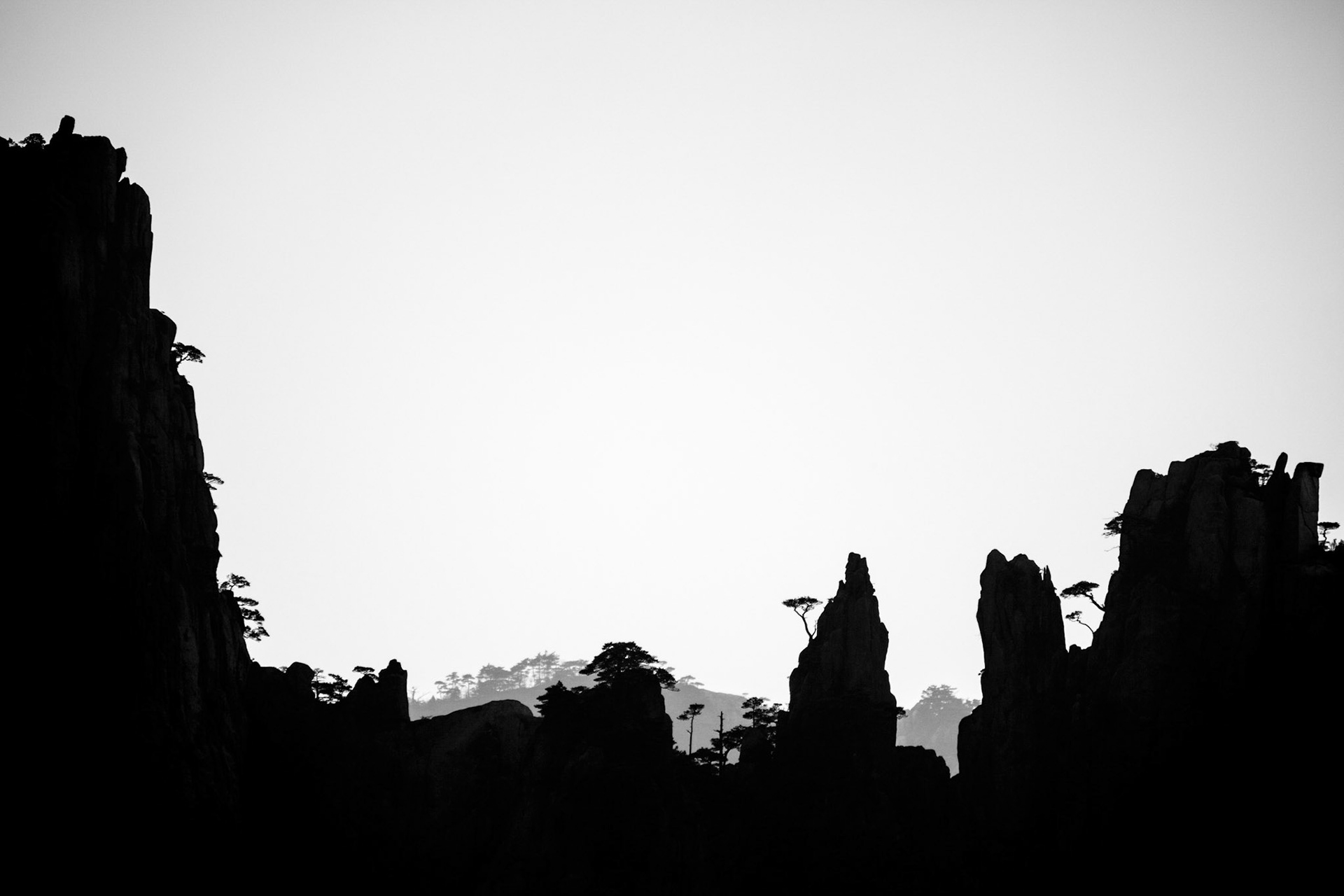 Huang Shan, forêt magique, Chine