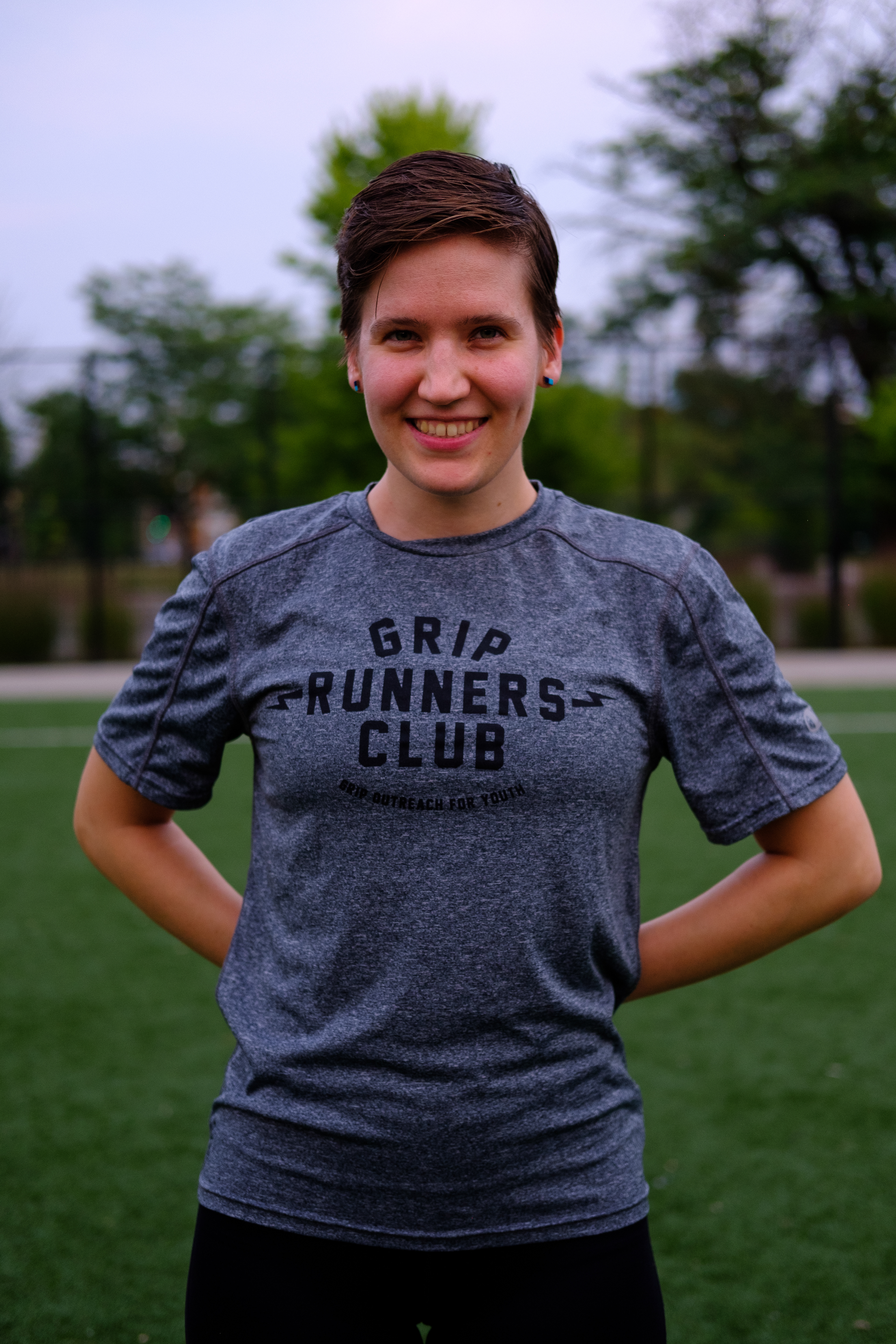 Promotional shots for the GRIP Runners Club.