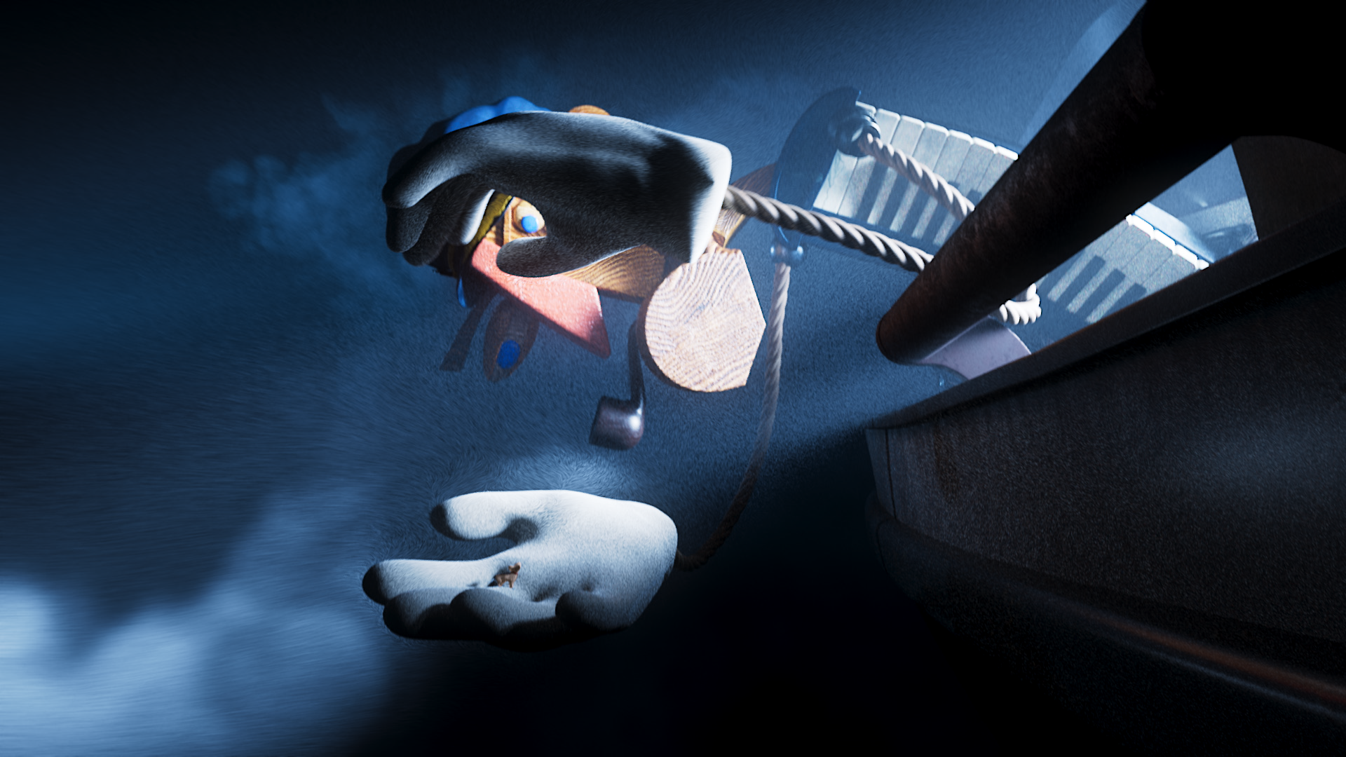 did the look development for the boat as well!