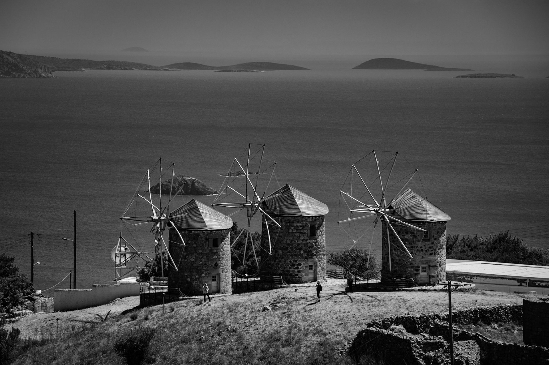 The Windmills of Patmos, Greece