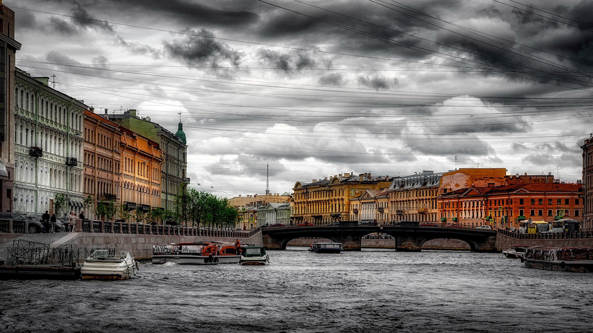 Most Belinskogo Bridge, St. Petersburg, Russia