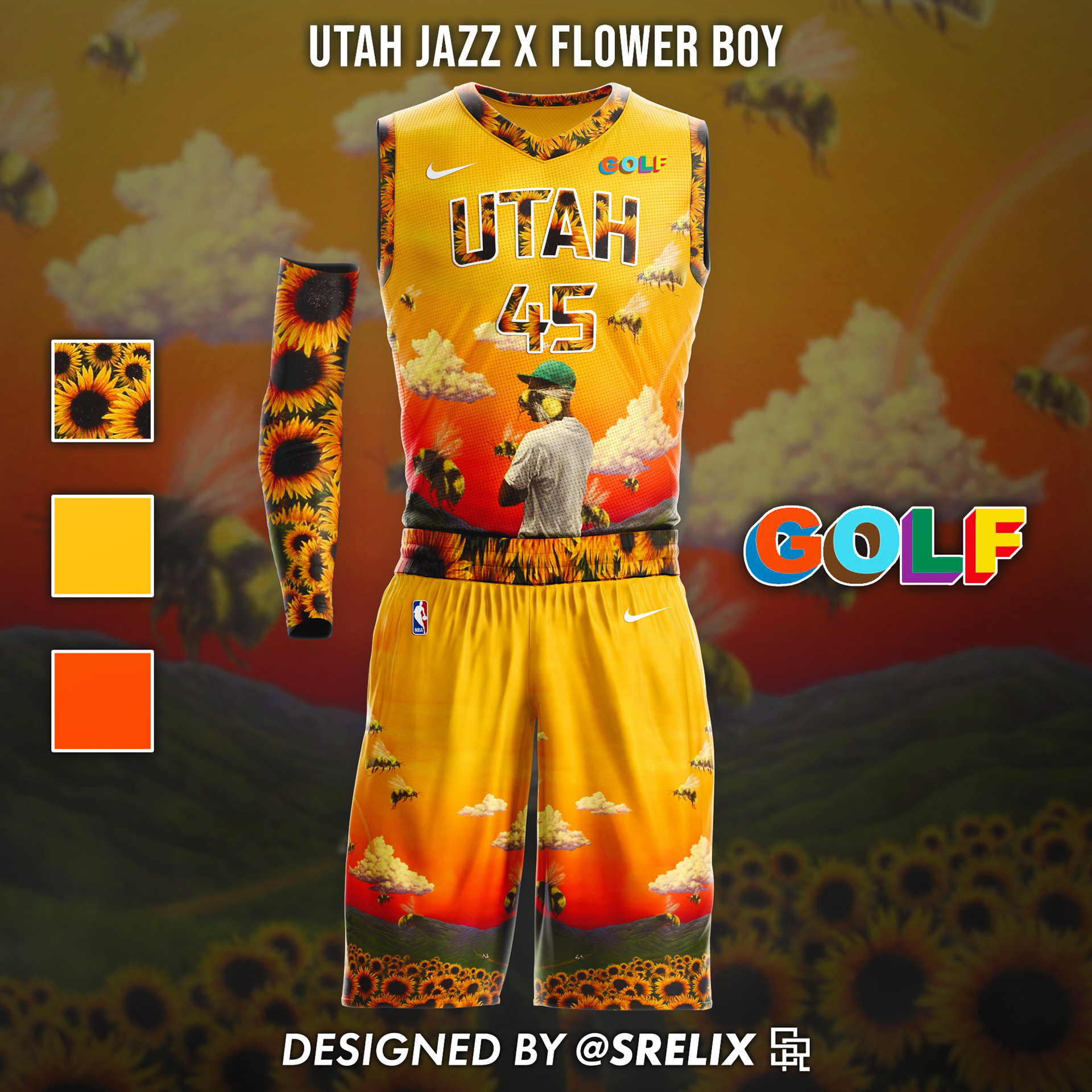 SRELIX Portfolio - NBA x Hip-Hop Jersey Concepts