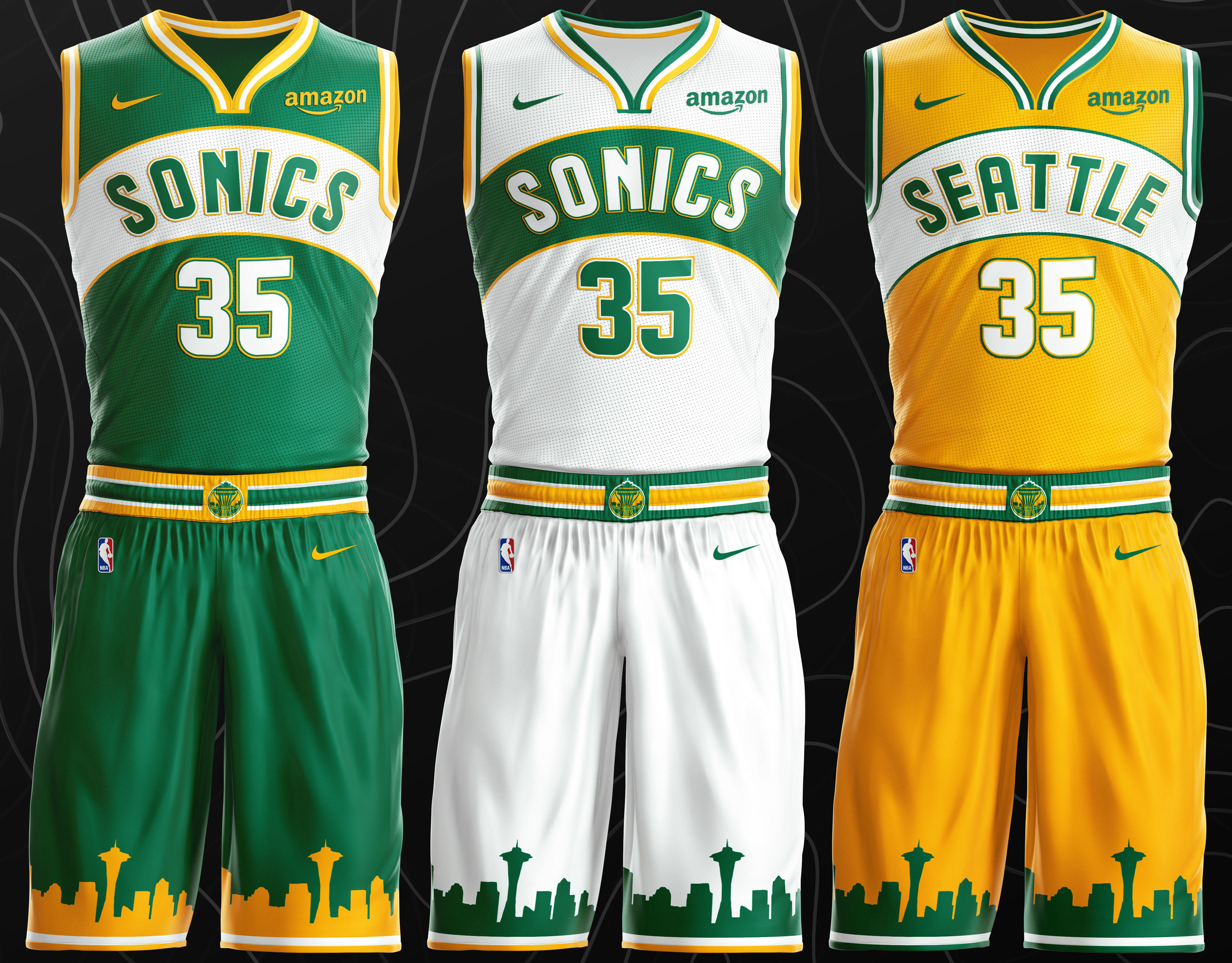 UNOFFICiAL ATHLETIC  Seattle Supersonics Rebrand