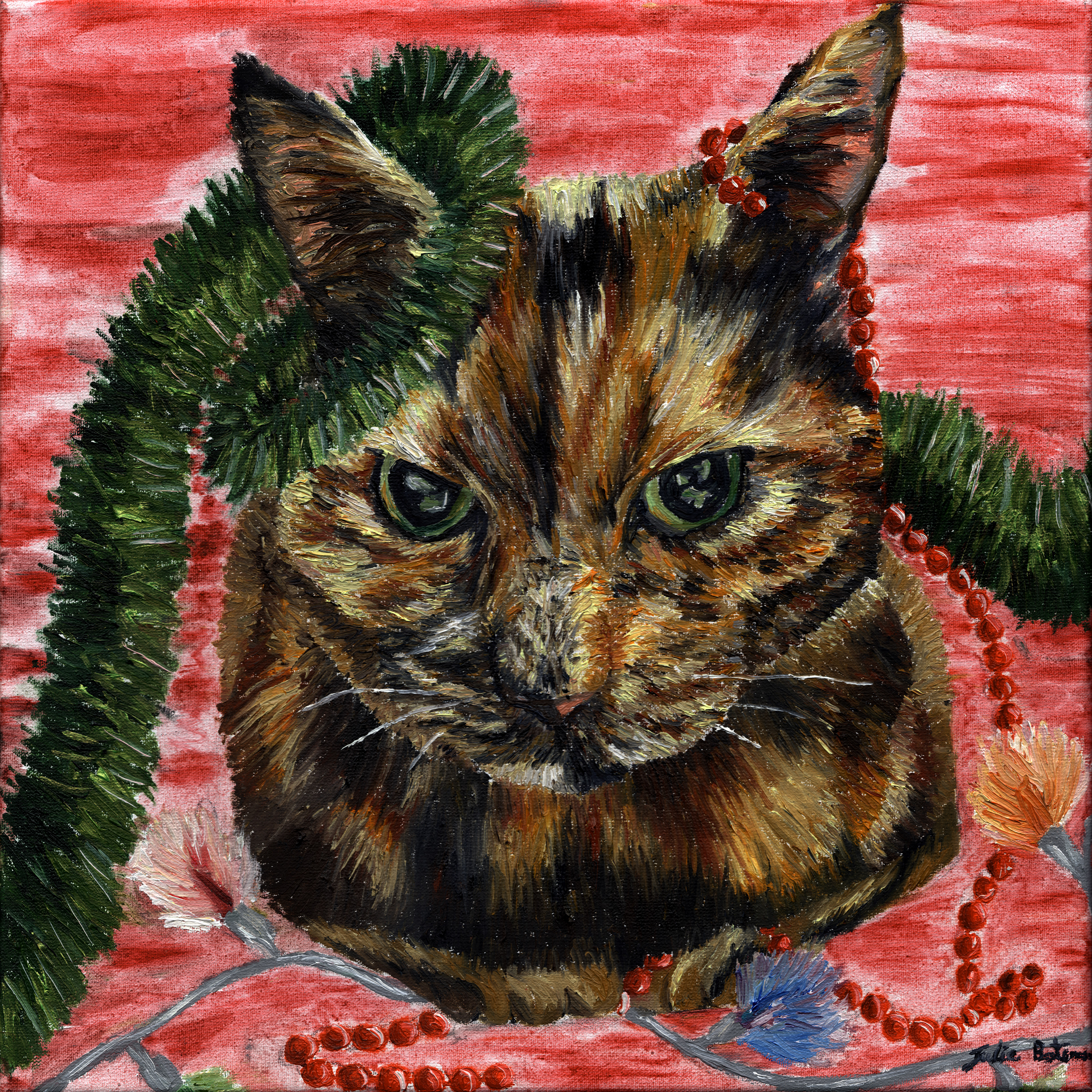 Missy the Cat Oil on Canvas 12/2018