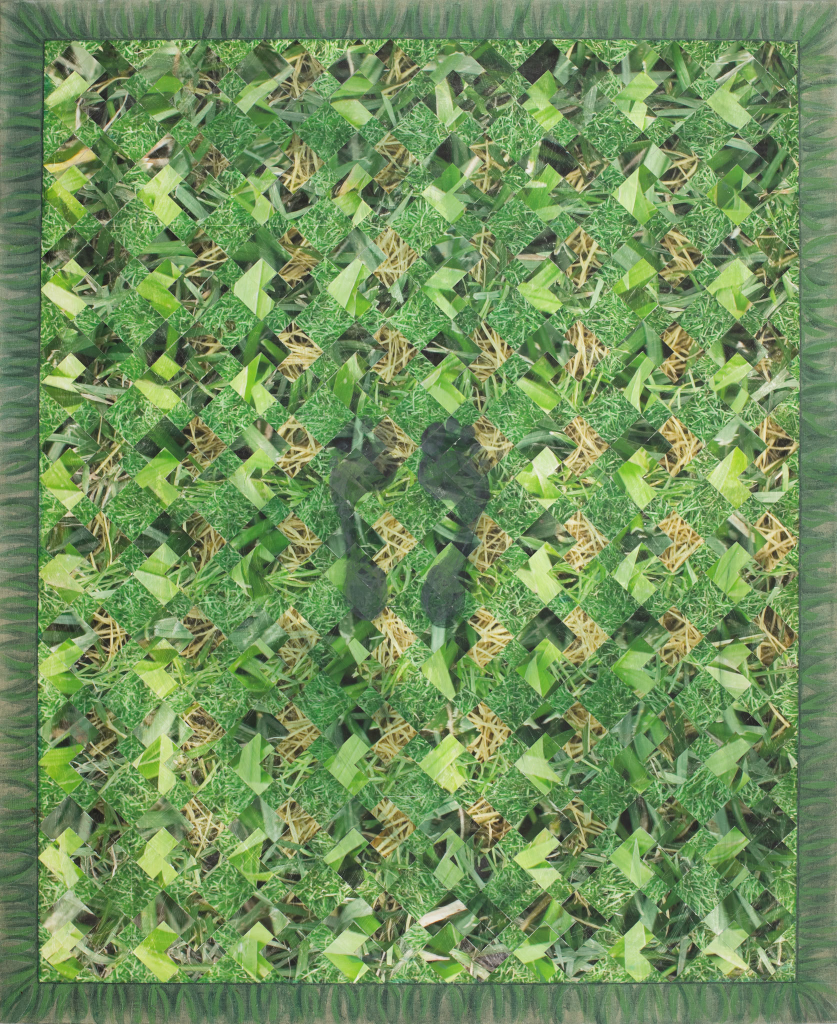 Grass, 40"x49" (Photograph on photo rag and acrylic)