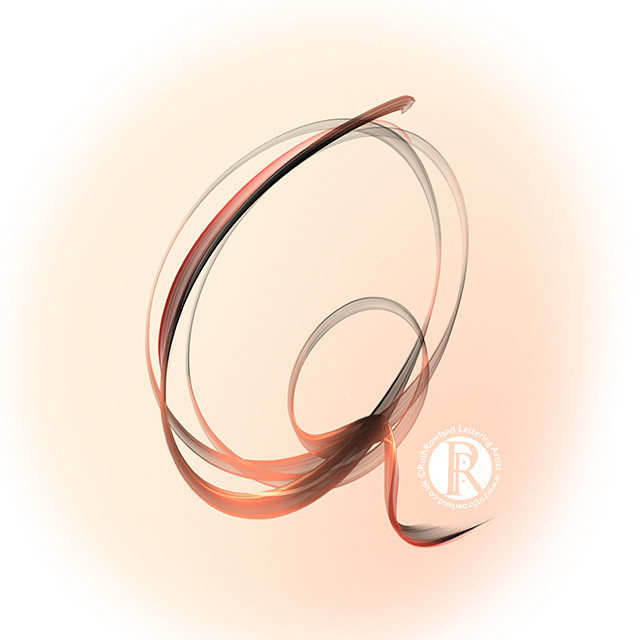 Decorative Drop Cap Q