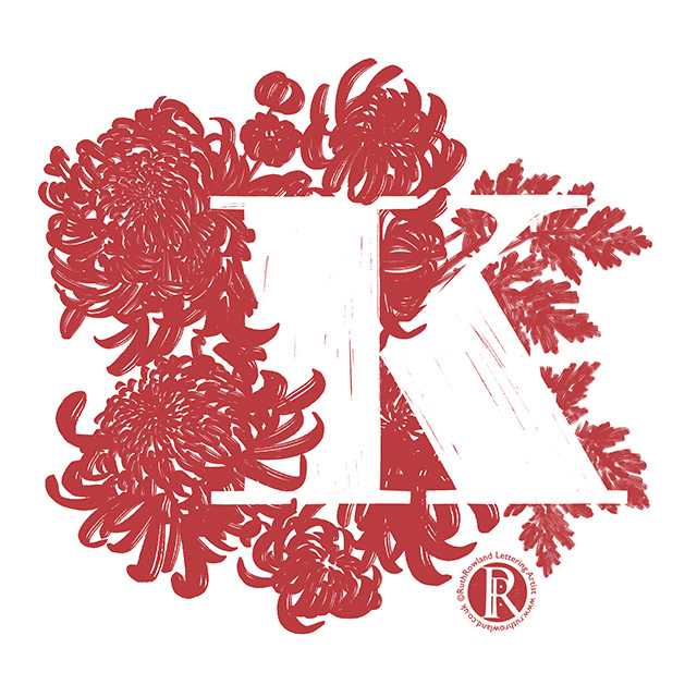 Decorative Drop Cap K