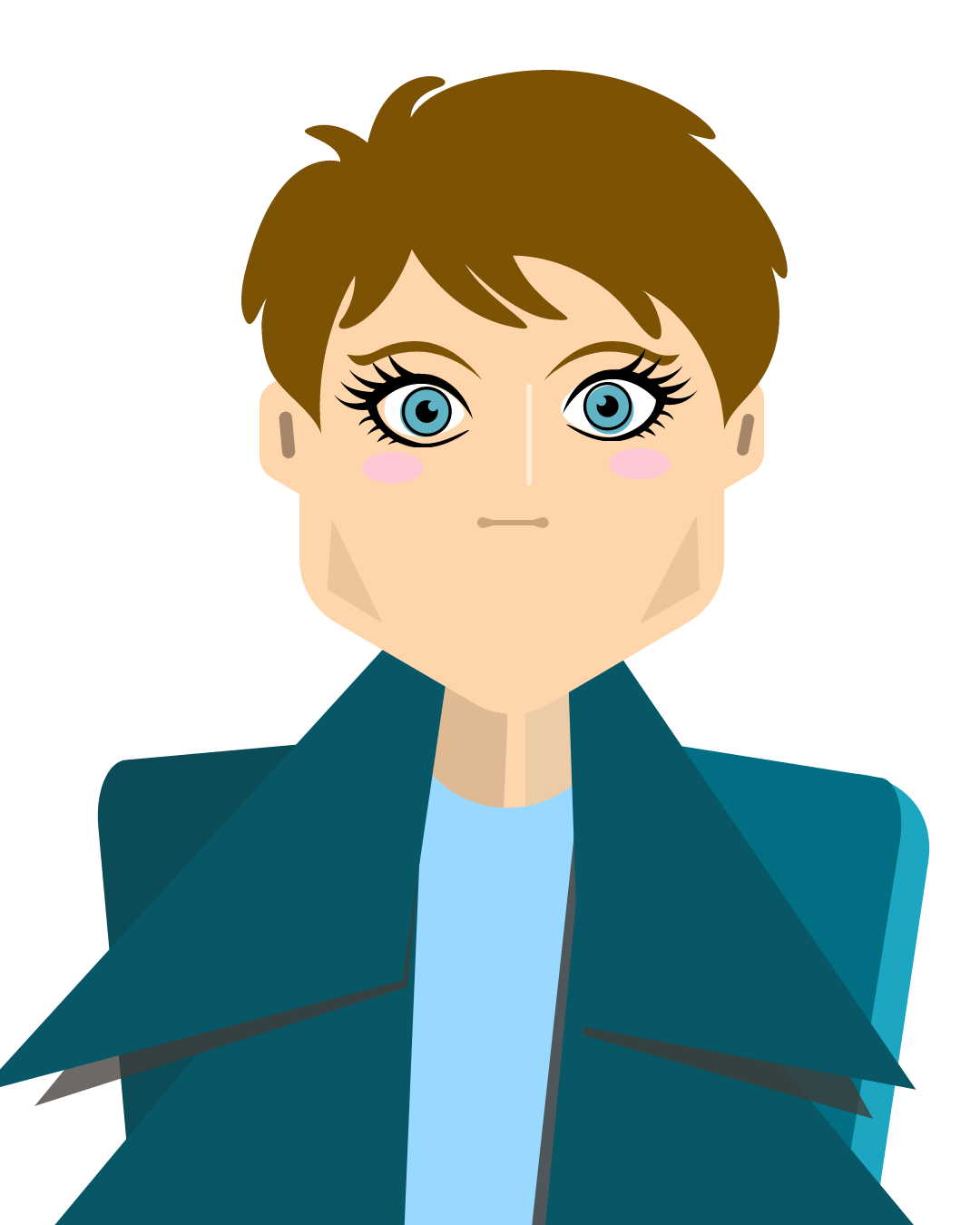 Business Woman, Intense Look