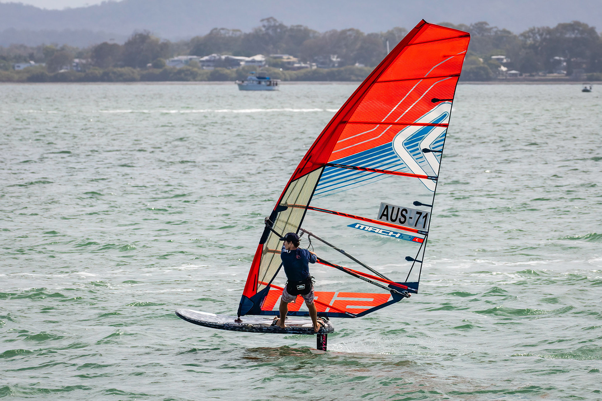 Foiling Sailboard - Waterloo Bay