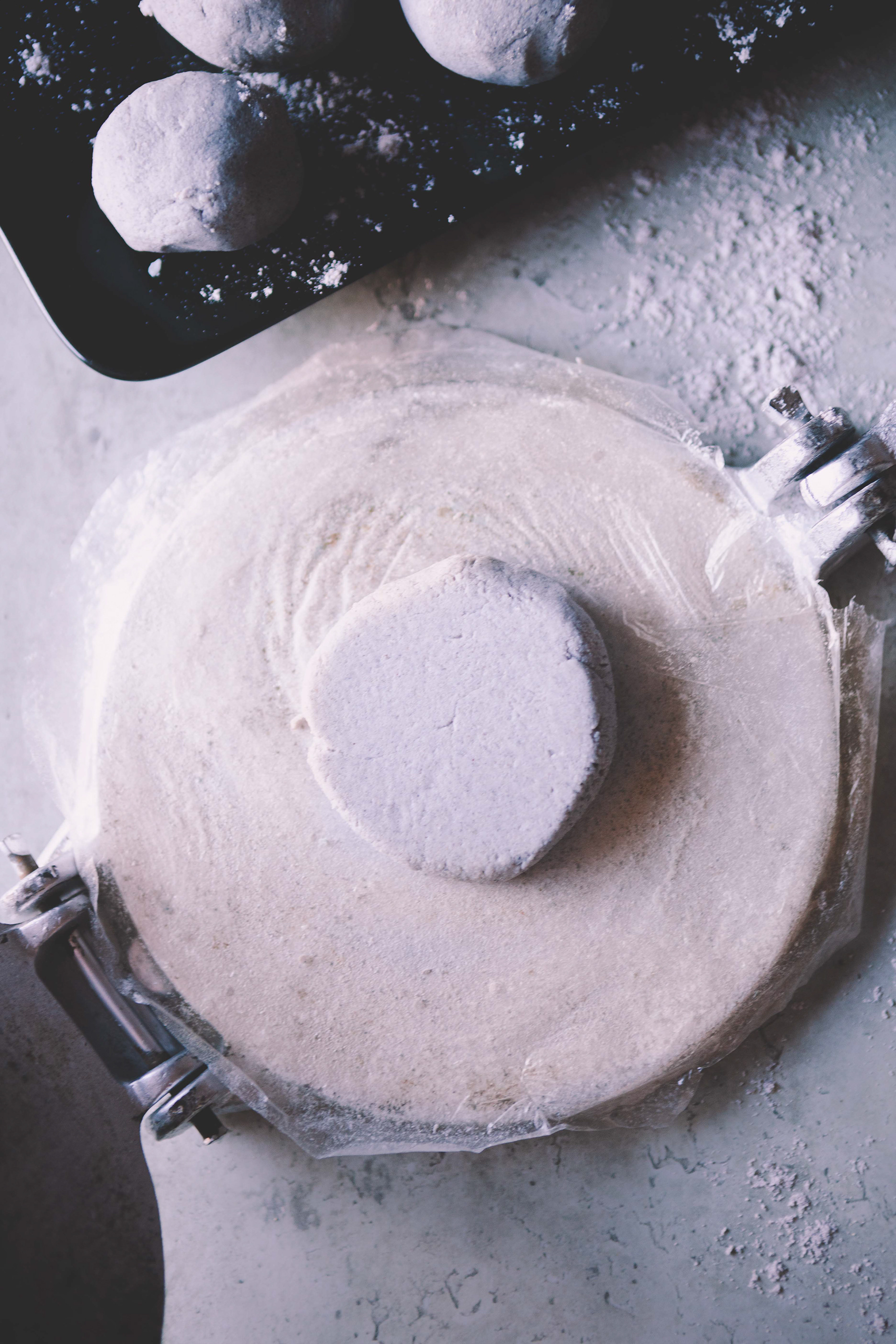 Homemade Blue Corn Tortillas