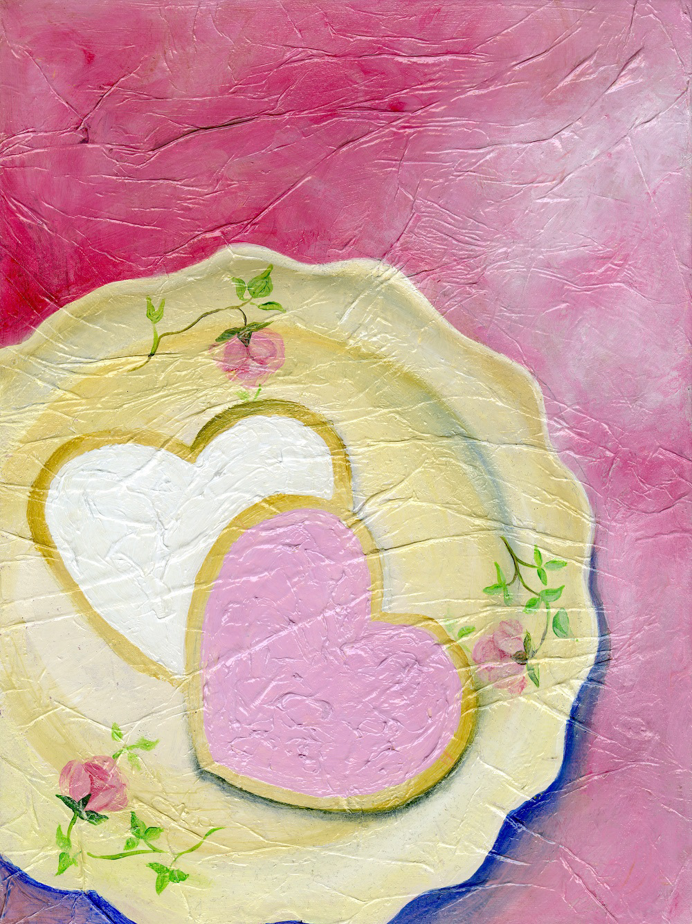Cheryl Bangle, "Cookies for Wayne Thiebaud," 2018, Acrylic Paint