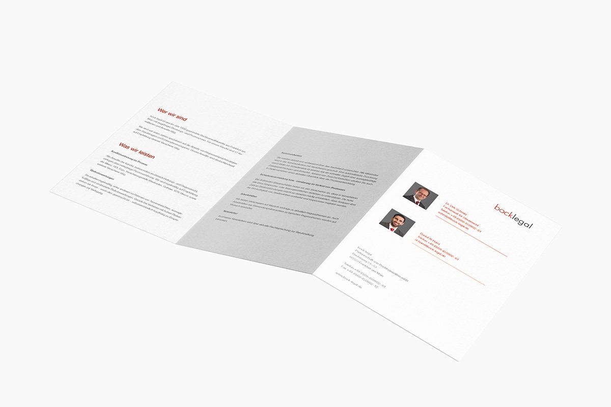 Beispiel für Corporate Design und Kanzleimarketing