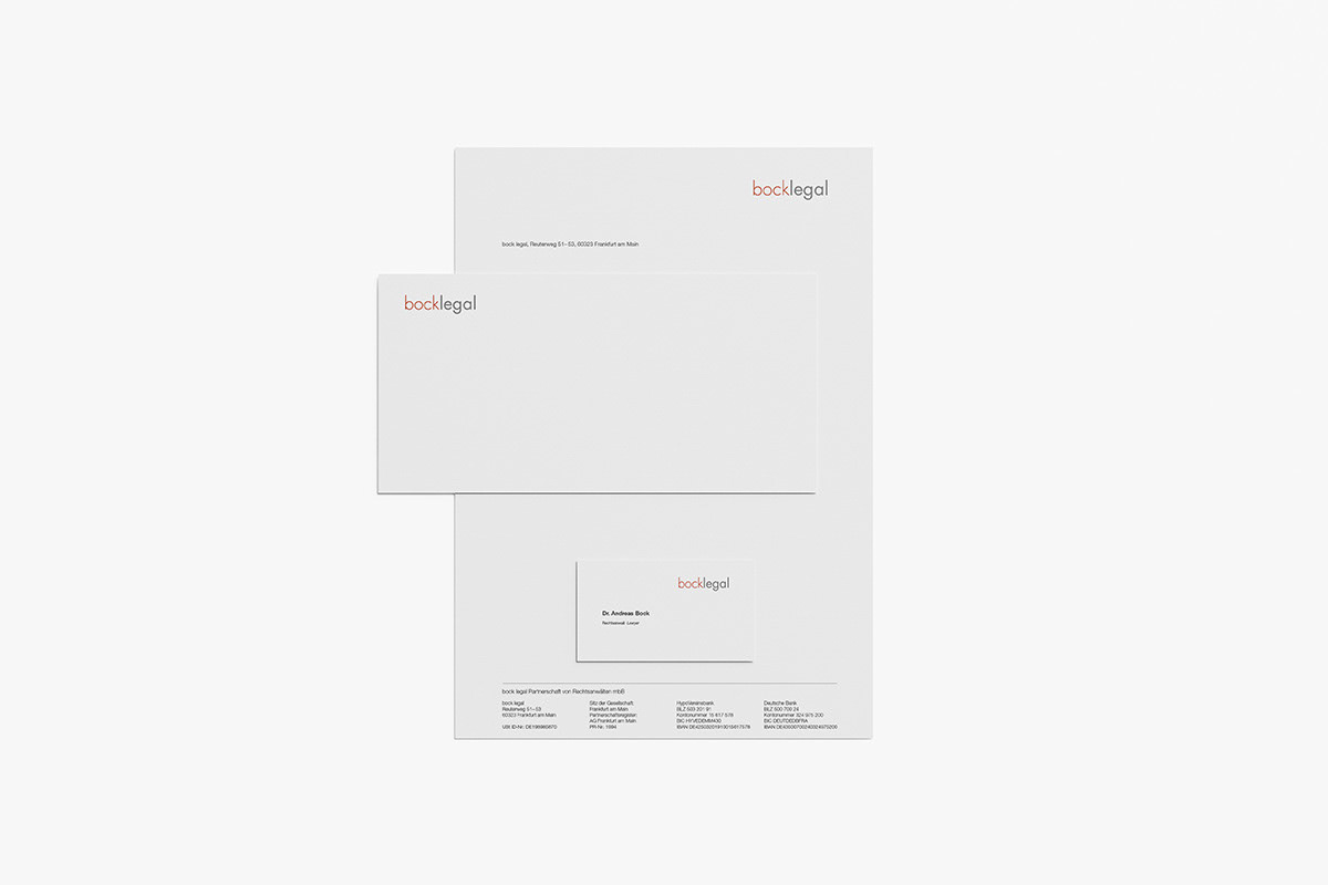 Beispiel für Corporate Design und Kanzleimarketing