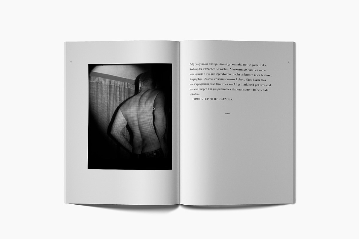 Beispiel für Buchgestaltung, Typografie und Grafikdesign