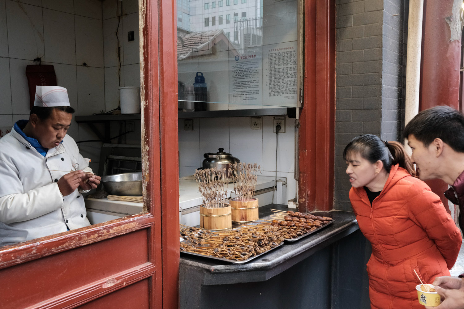 Scorpion snacks, Wangfujing Snack Street, Beijing