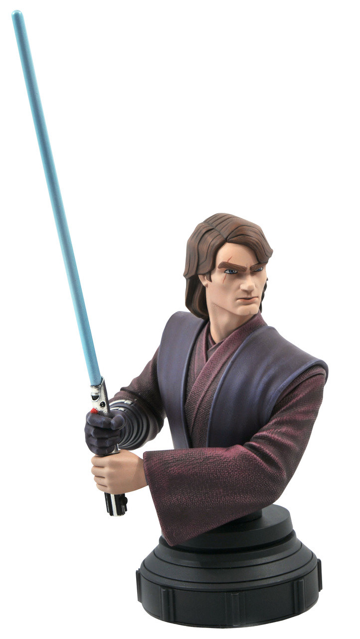 Star Wars The Clone Wars Animated Anakin Skywalker Bust - Design, Sculpt Direction.