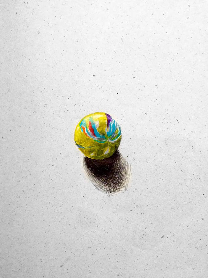 rubber ball. 16.10.2015.