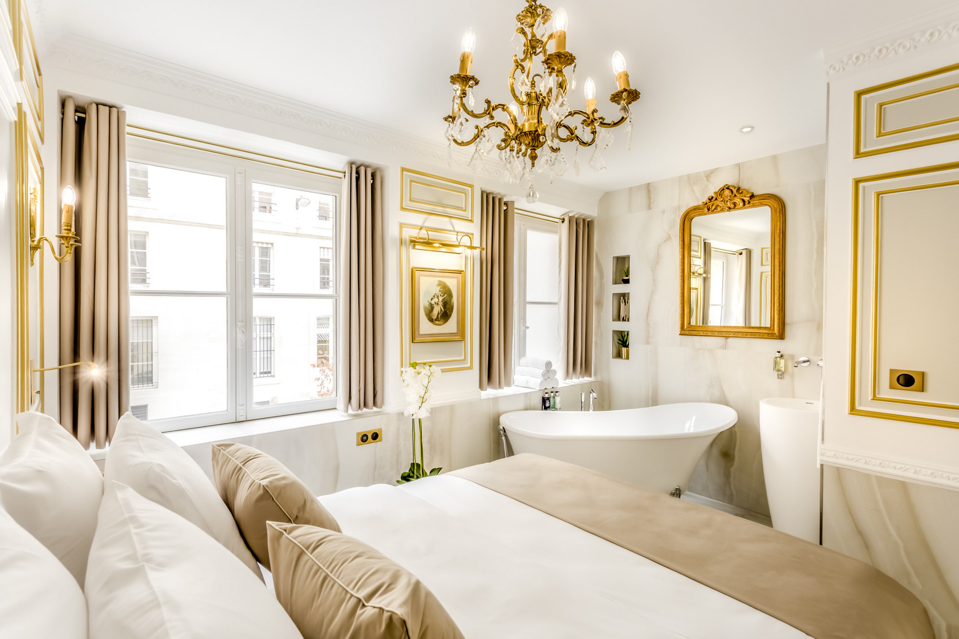 Suite delux avec baignoire