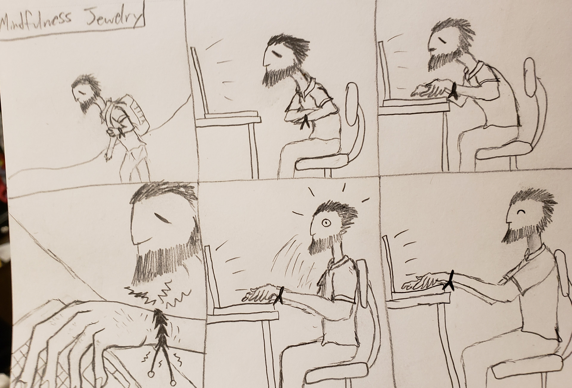 Sketching storyboard