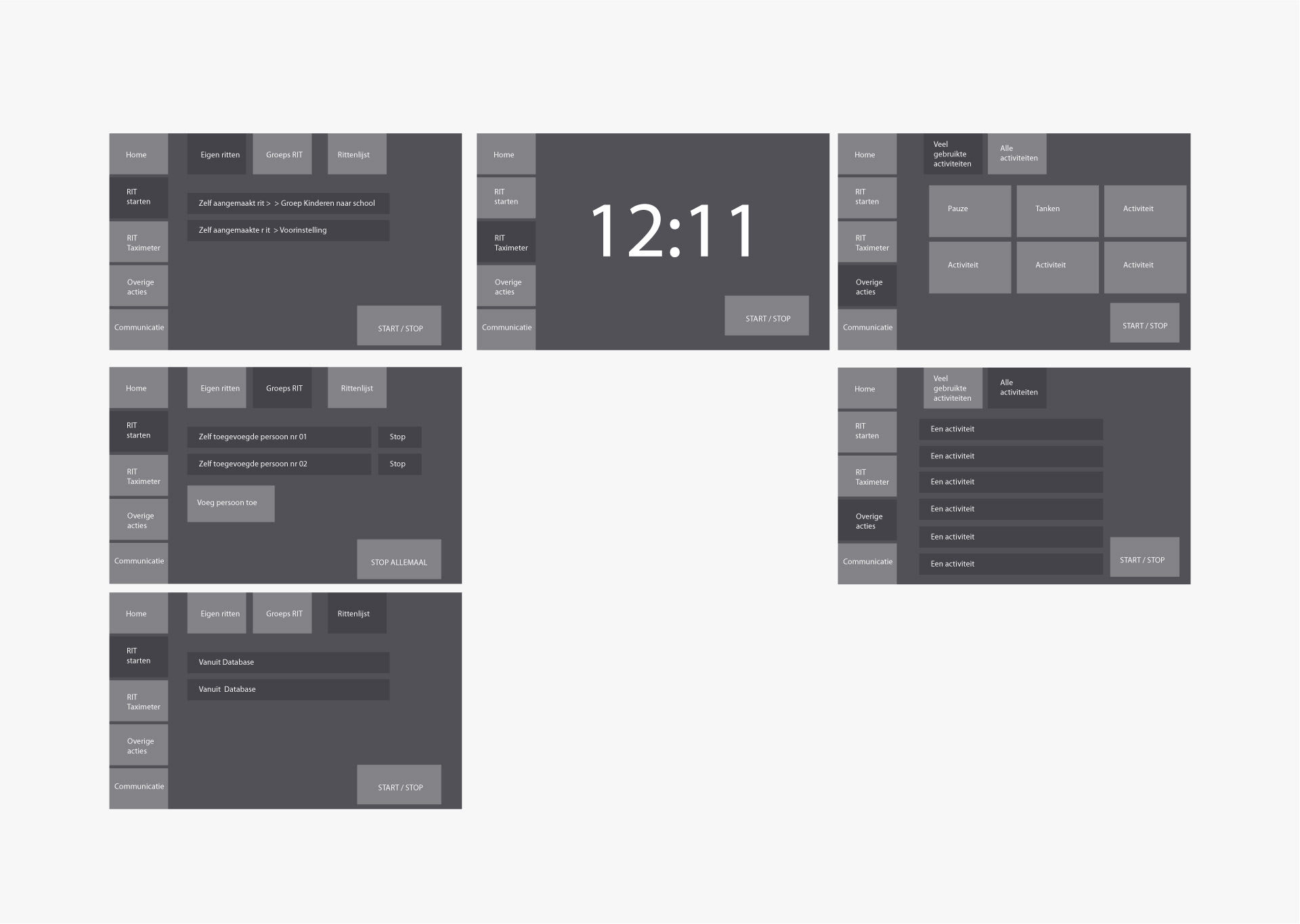 Cabman BCT Quick Wireframe