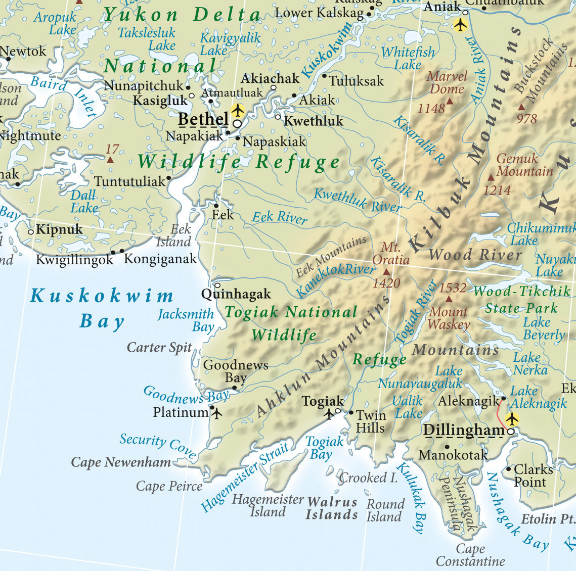 MOHRI MAPS - Kartographische Werkstatt - Lars Mohri - Karte Alaska