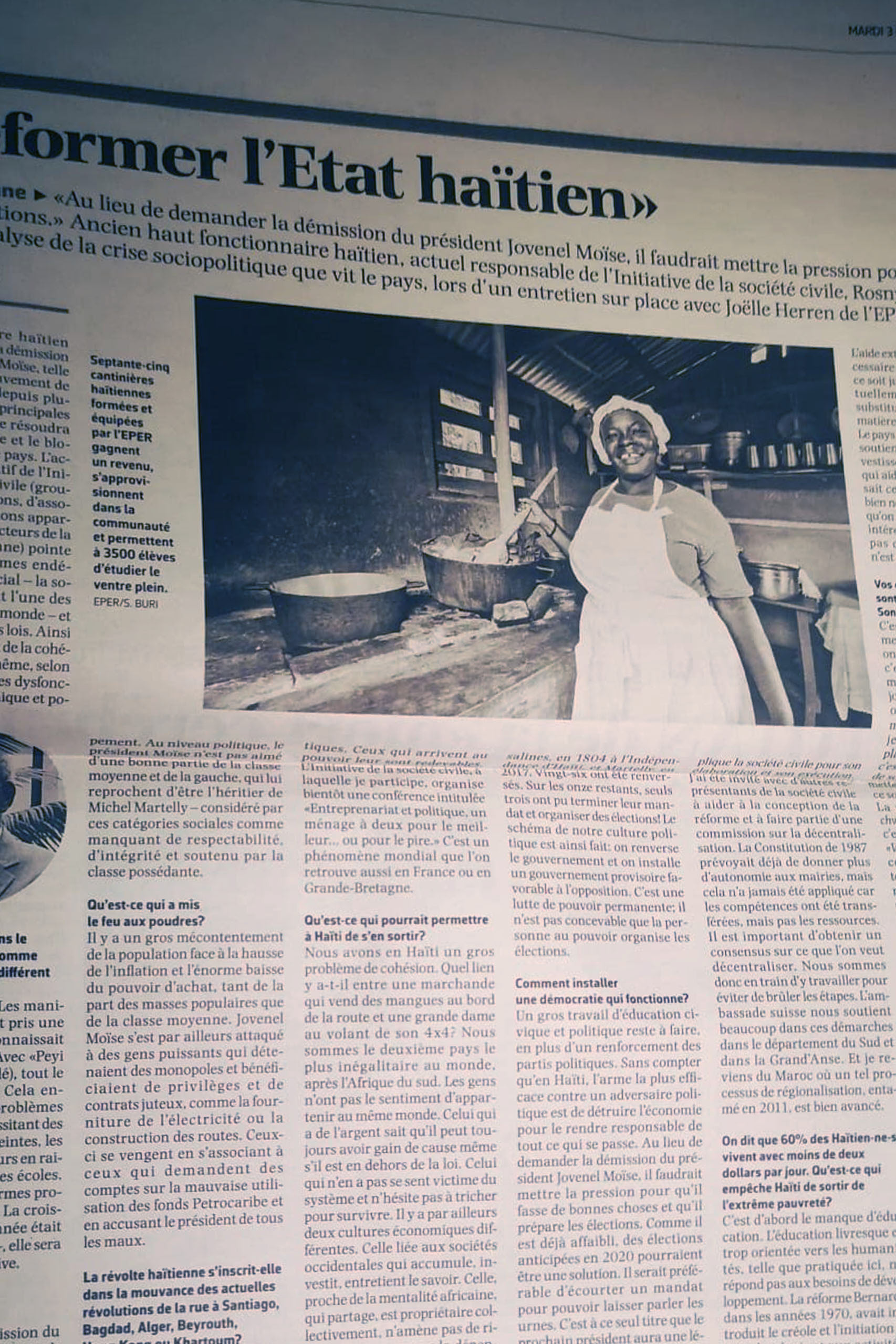 LE COURRIER, 3.12.2019