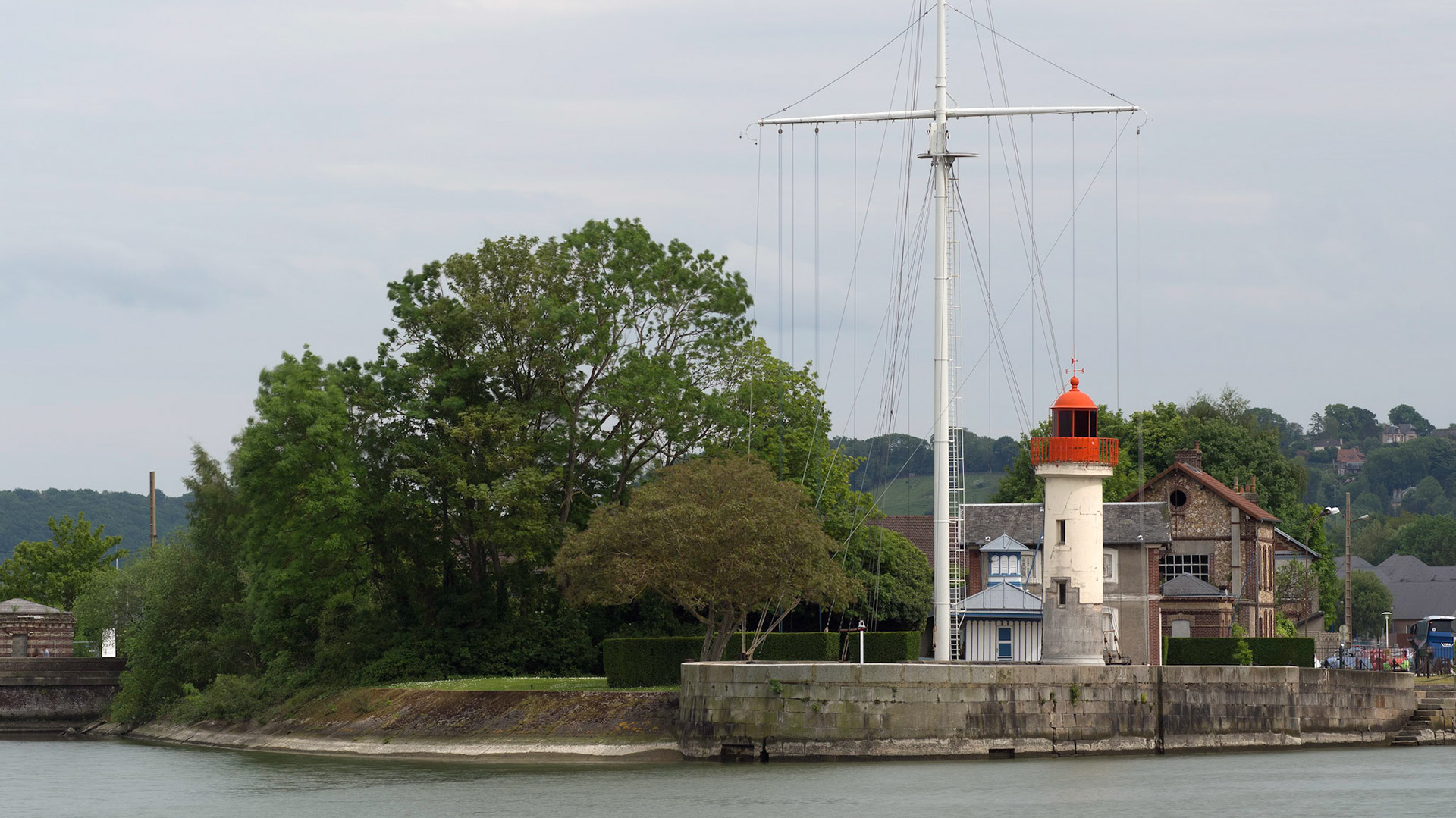 The 'Ancien Phare' in Honfleur, Normandy is the smallest of the three phares in this city.