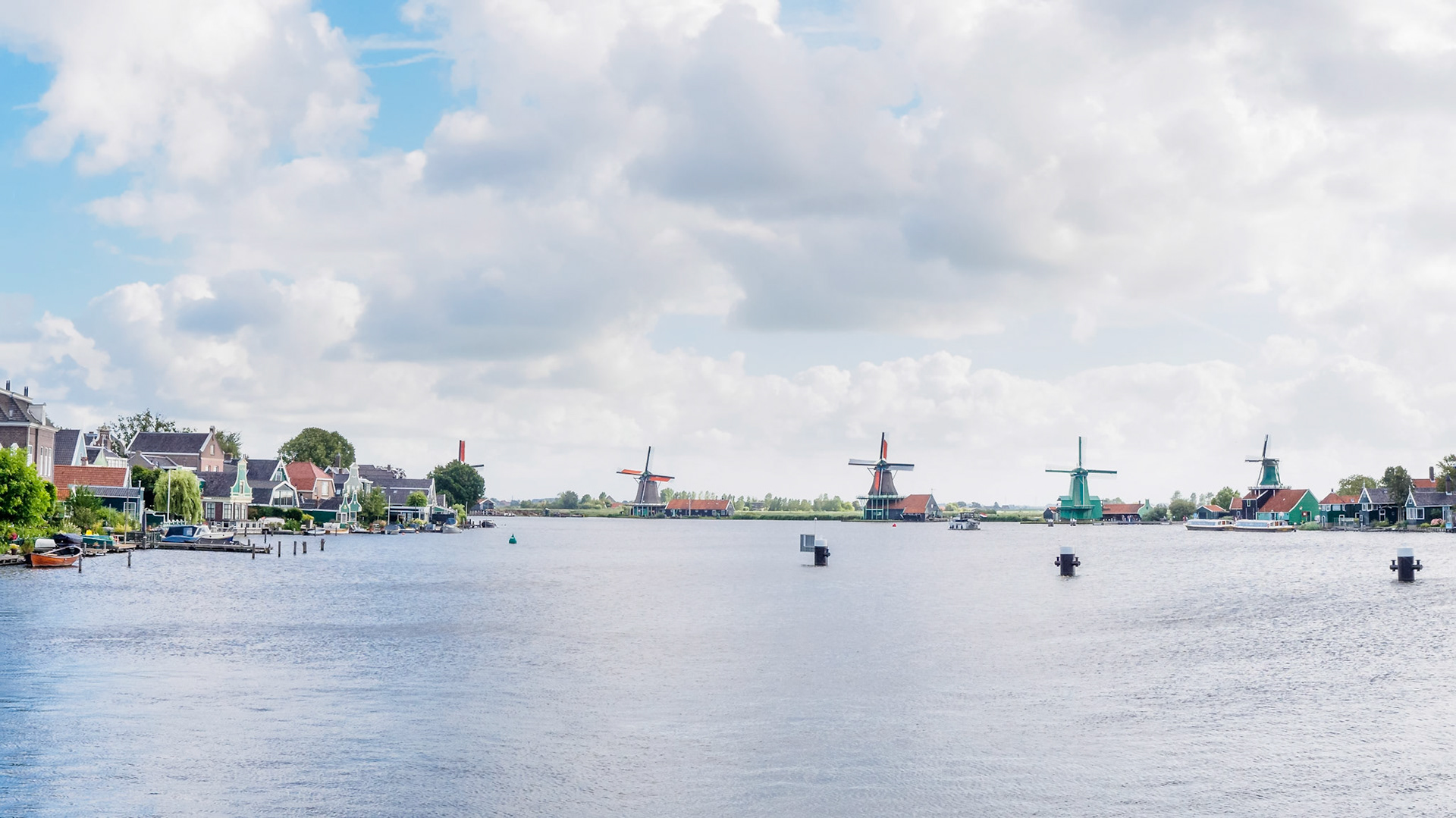 Five mills at Zaanstad