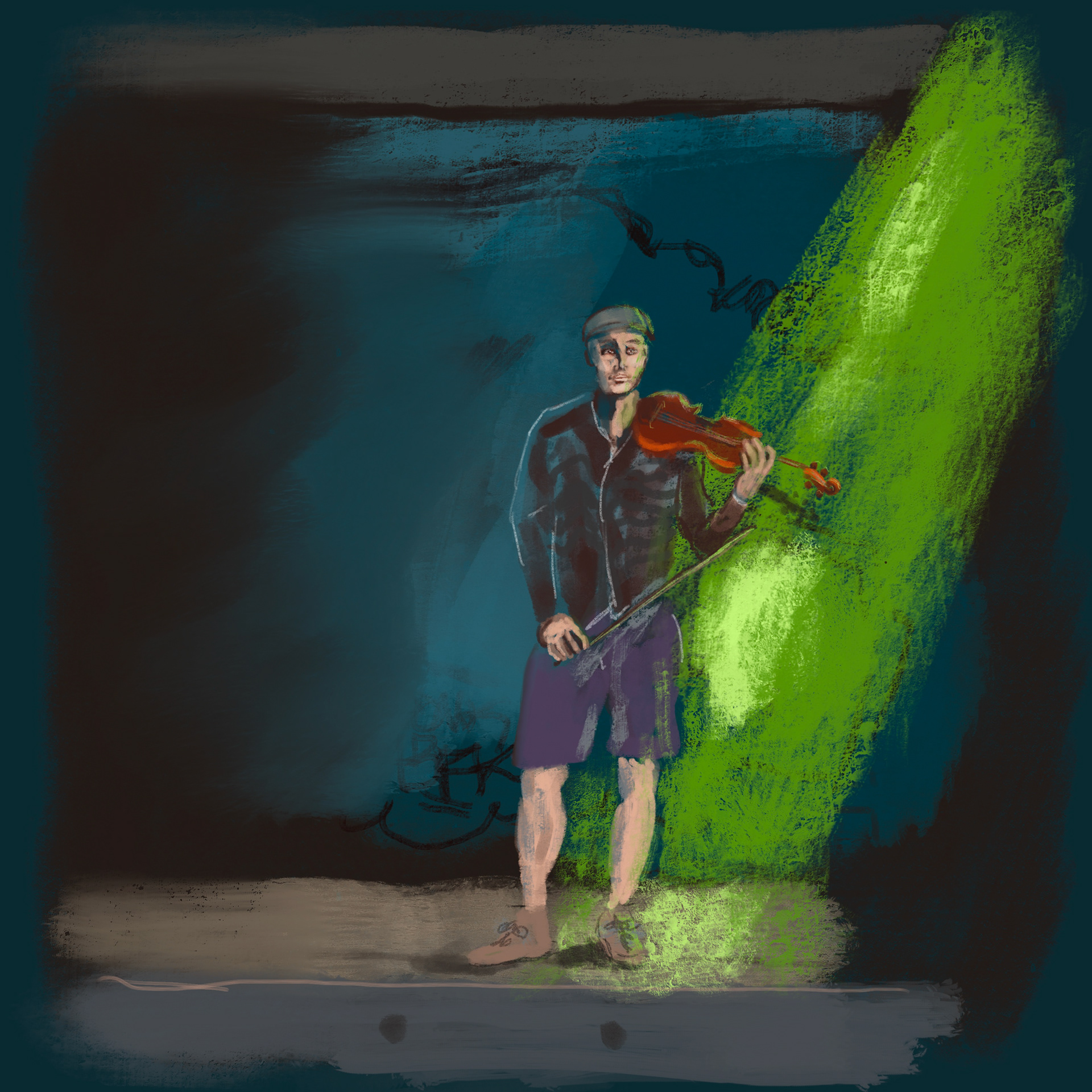 Lee Beneath the Bridge